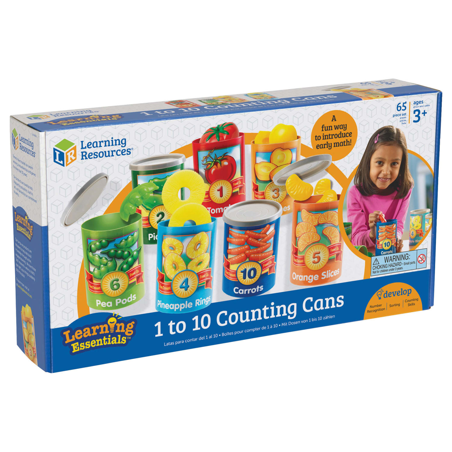 Learning Resources 1 To 10 Counting Cans Set, 4 1/4in x 3in, Pre-K To Grade 2 - Image 4