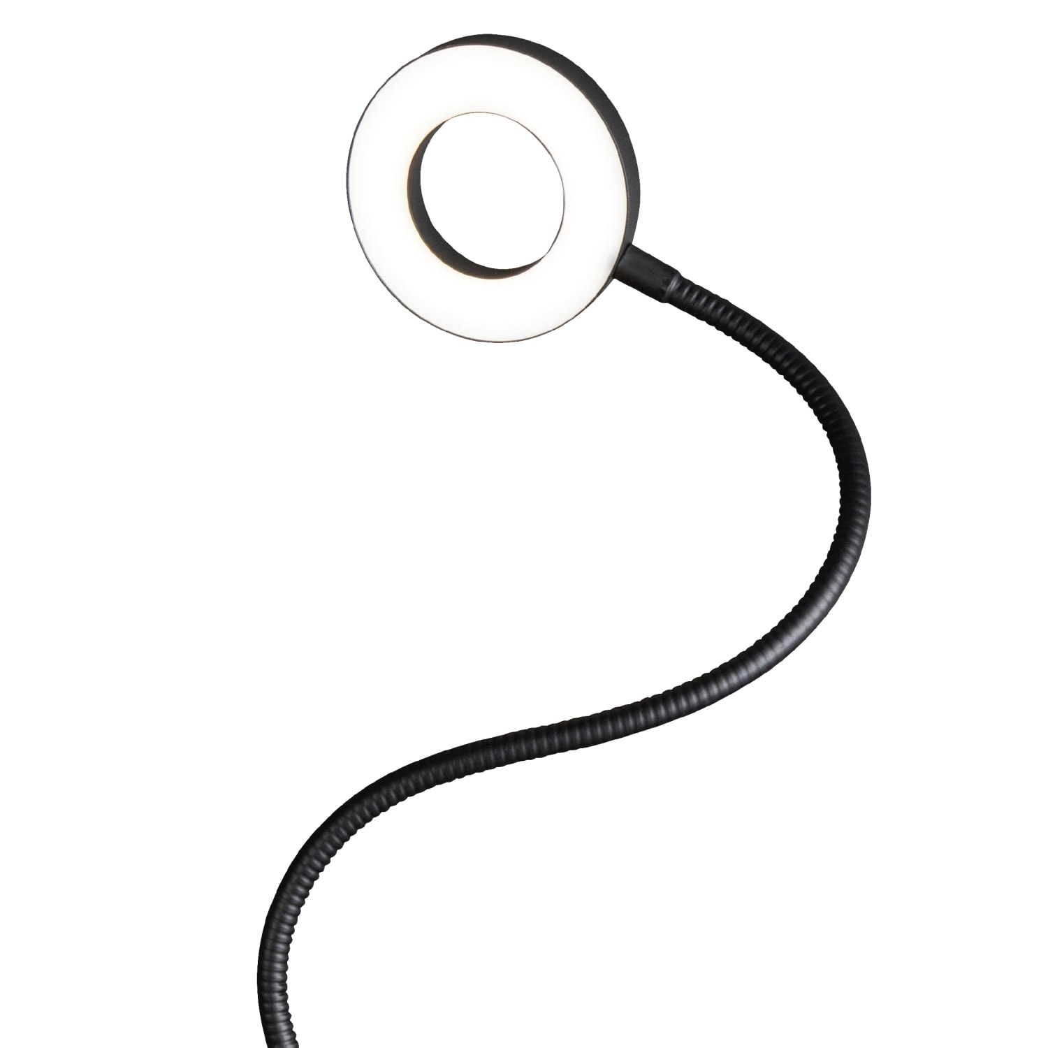OttLite Wellness Series Capture Clip-On LED Ring Light, 25inH, 11.5W, Black - Image 3
