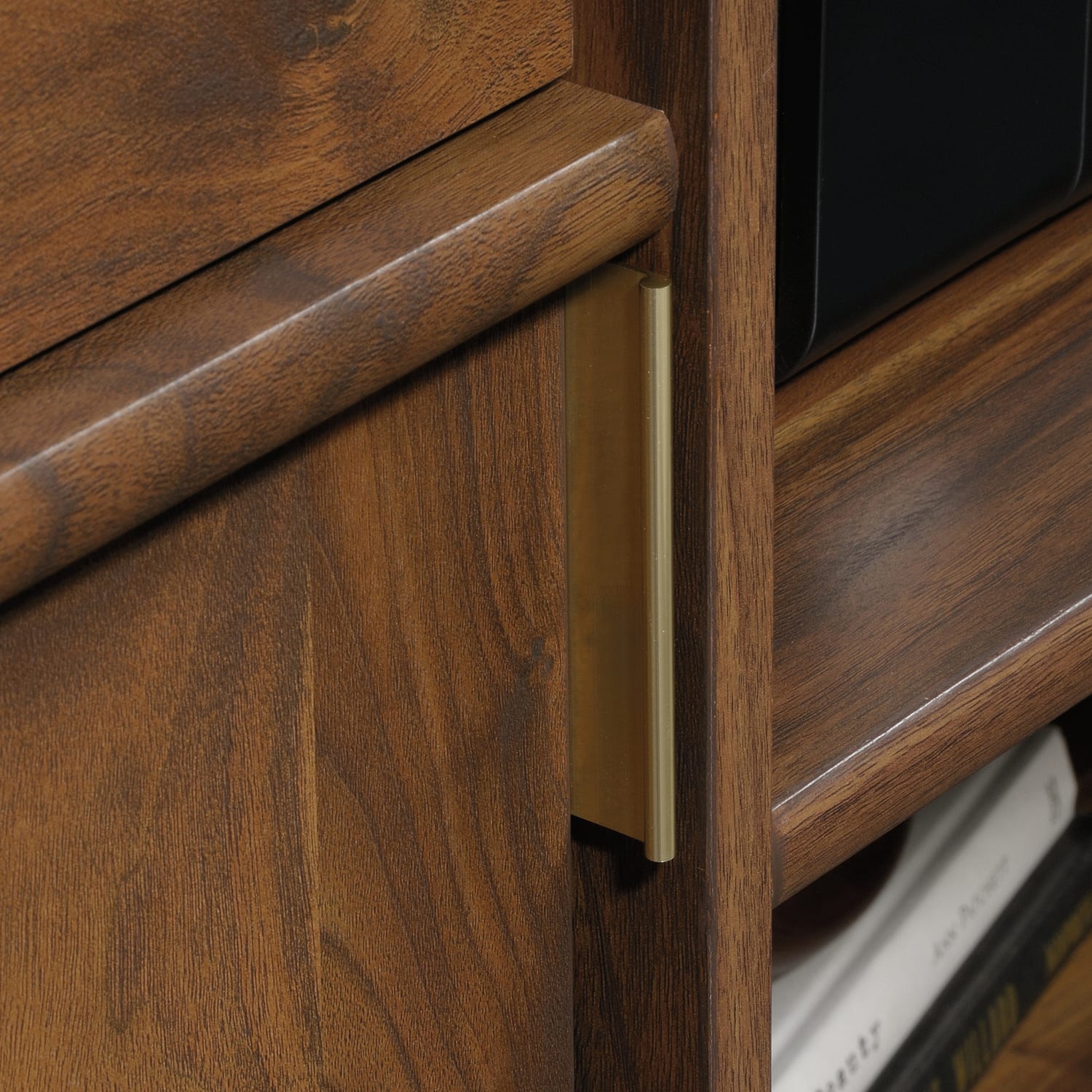 Sauder Clifford Place Credenza, Grand Walnut - Image 6