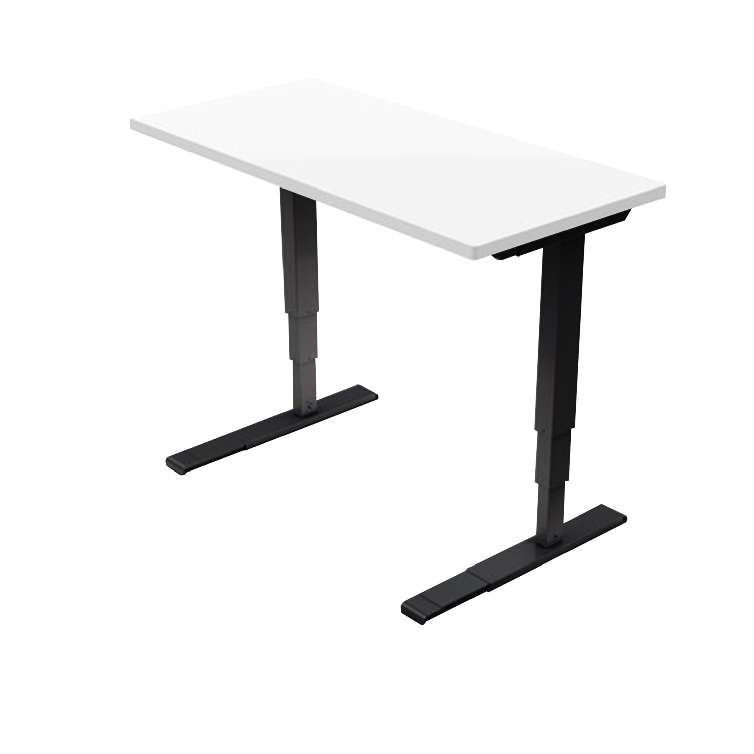 Fellowes Triumph LX Electric Height-Adjustable Steel Table Base, 23-5/16inH x 70-13/16inW x 23-1/2inD, Black - Image 3