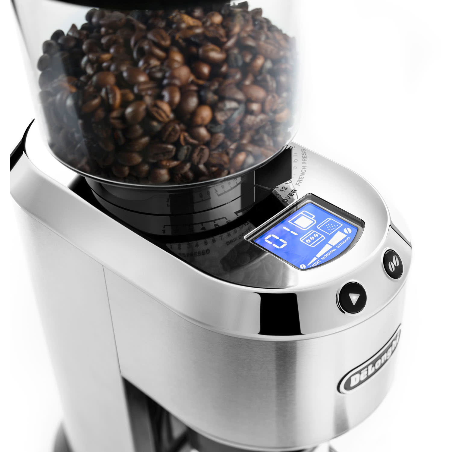 DeLonghi Dedica Conical Burr Coffee Grinder, Stainless - Image 5