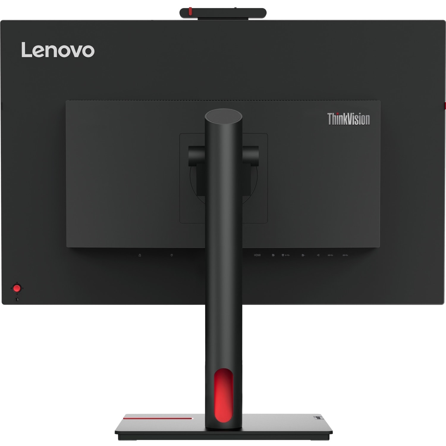 Lenovo ThinkVision T27hv-30 27in Class Webcam WQHD LCD Monitor - 16:9 - Raven Black - 27in Viewable - In-plane Switching (IPS) Technology - 2560 x 1440 - 16.7 Million Colors - 300 Nit - 4 ms - Speakers - HDMI - DisplayPort - USB Hub - Image 5