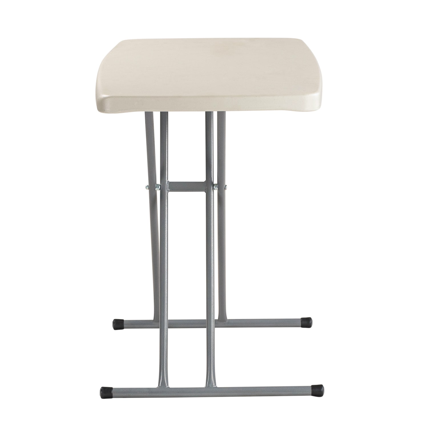 National Public Seating Commercialine Height-Adjustable Personal Folding Table, 28inH x 20inW x 30inD, Speckled Gray - Image 4