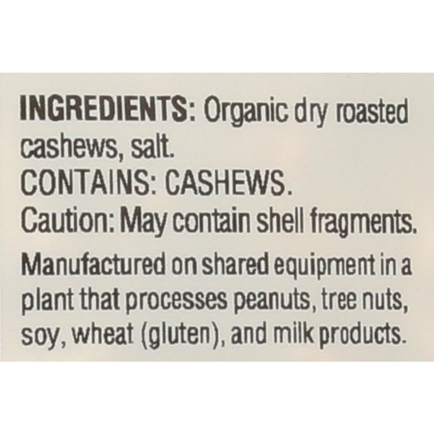 Woodstock Foods Organic Dry Roasted And Salted Whole Cashews, 7 Oz, Total Qty 8 - Image 3