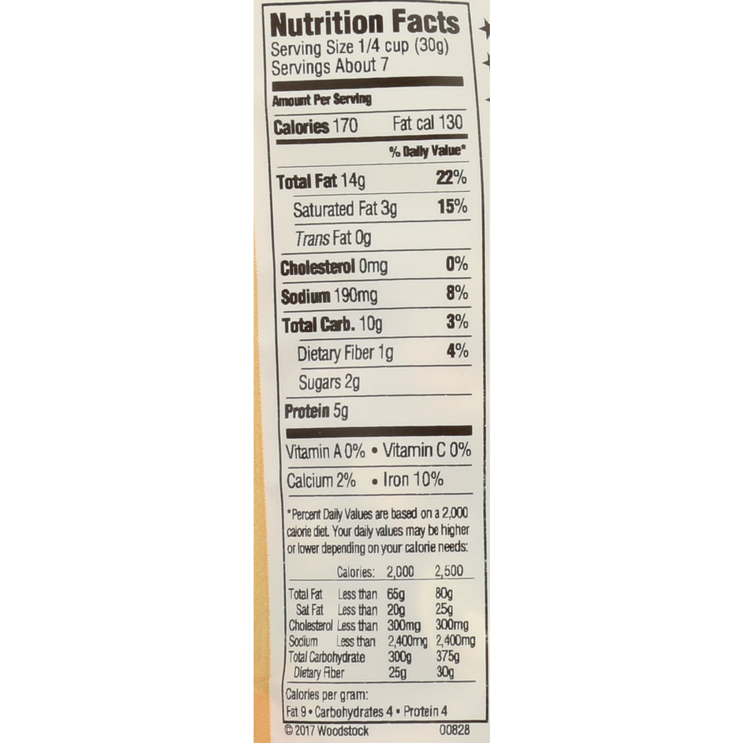 Woodstock Foods Organic Dry Roasted And Salted Whole Cashews, 7 Oz, Total Qty 8 - Image 4