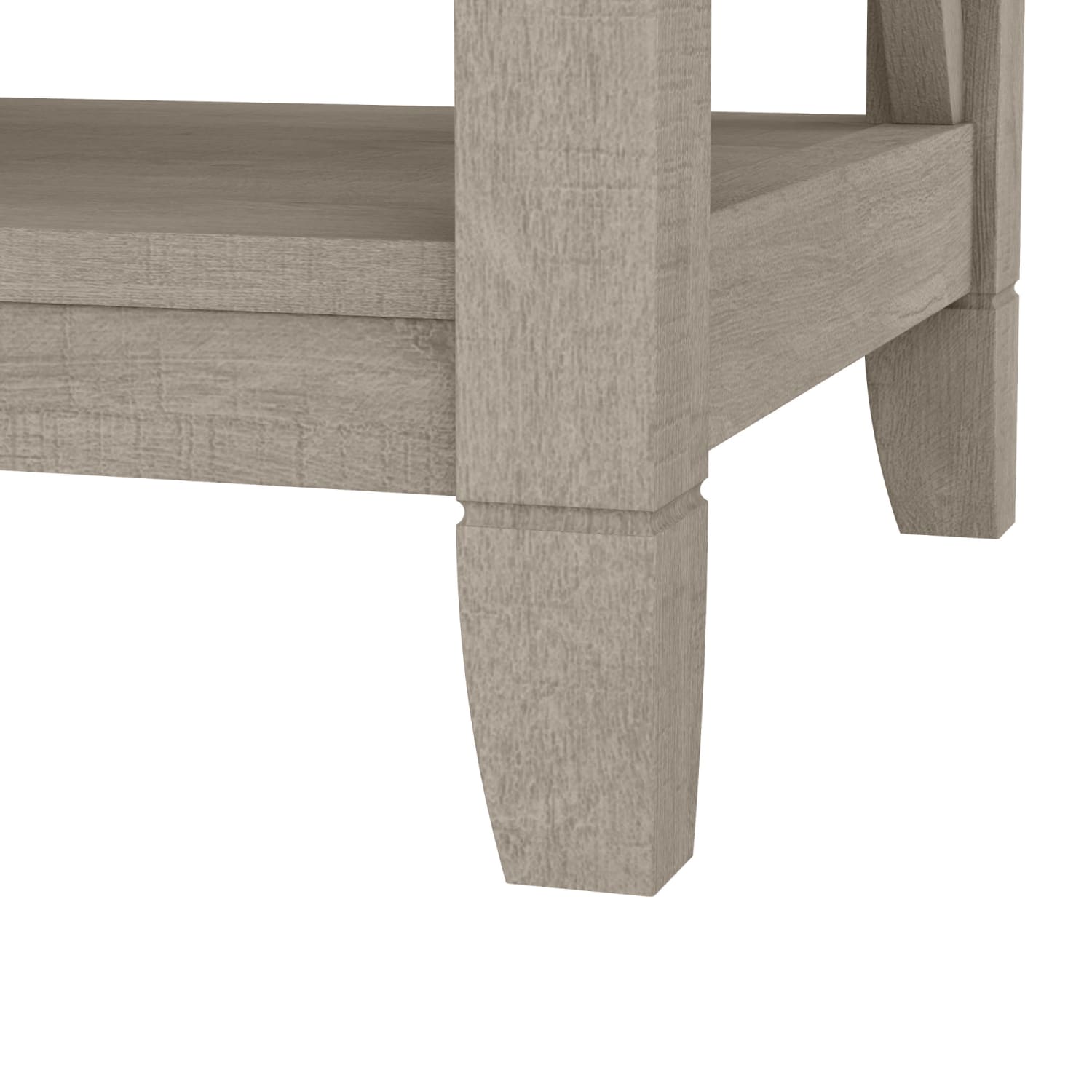 Bush Business Furniture Key West 66inH 5-Shelf Bookcase, Washed Gray, Standard Delivery - Image 5
