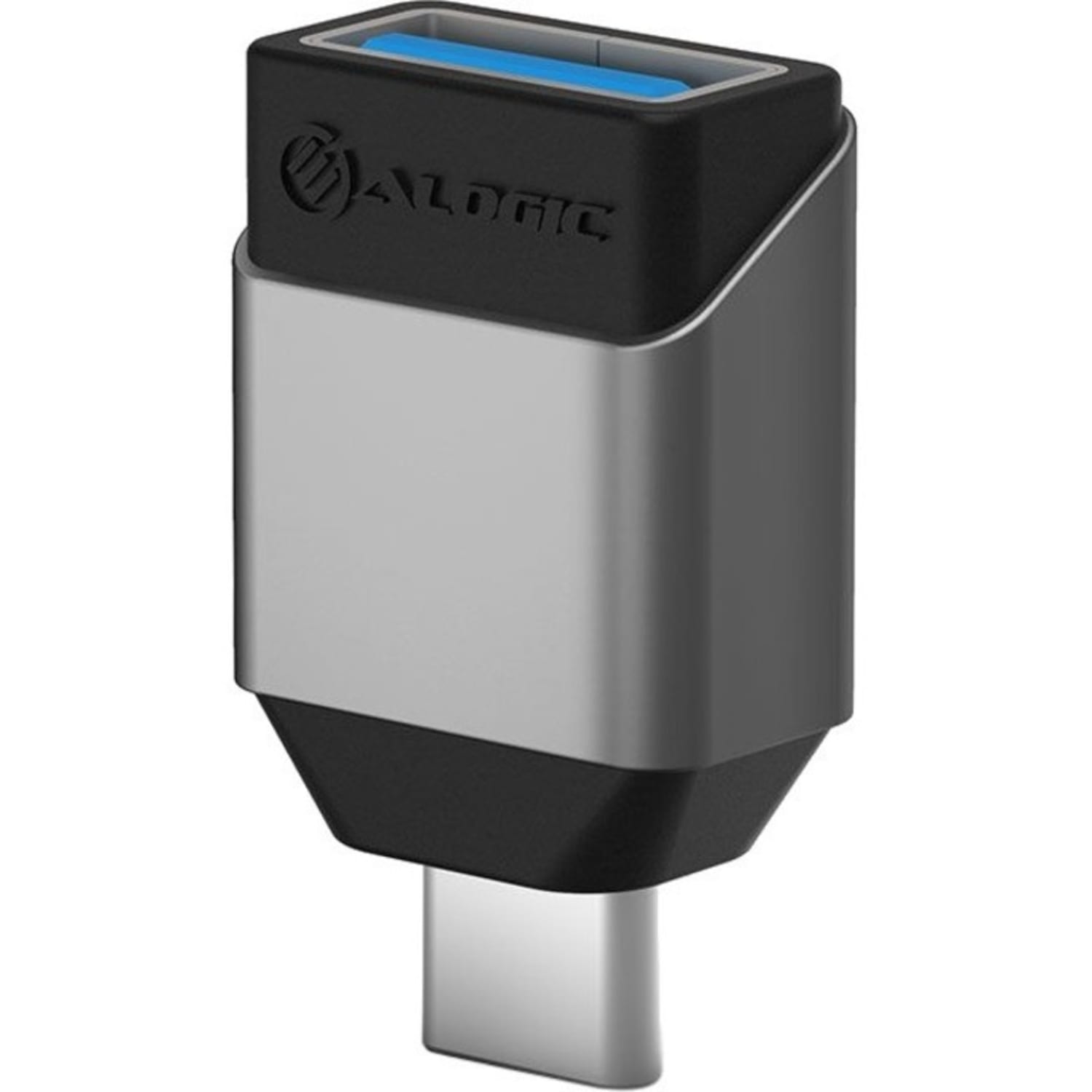 ALOGIC Ultra Mini - USB adapter - 24 pin USB-C (M) to USB Type A (F) - USB 3.1 Gen 1 - space gray, black - Image 3