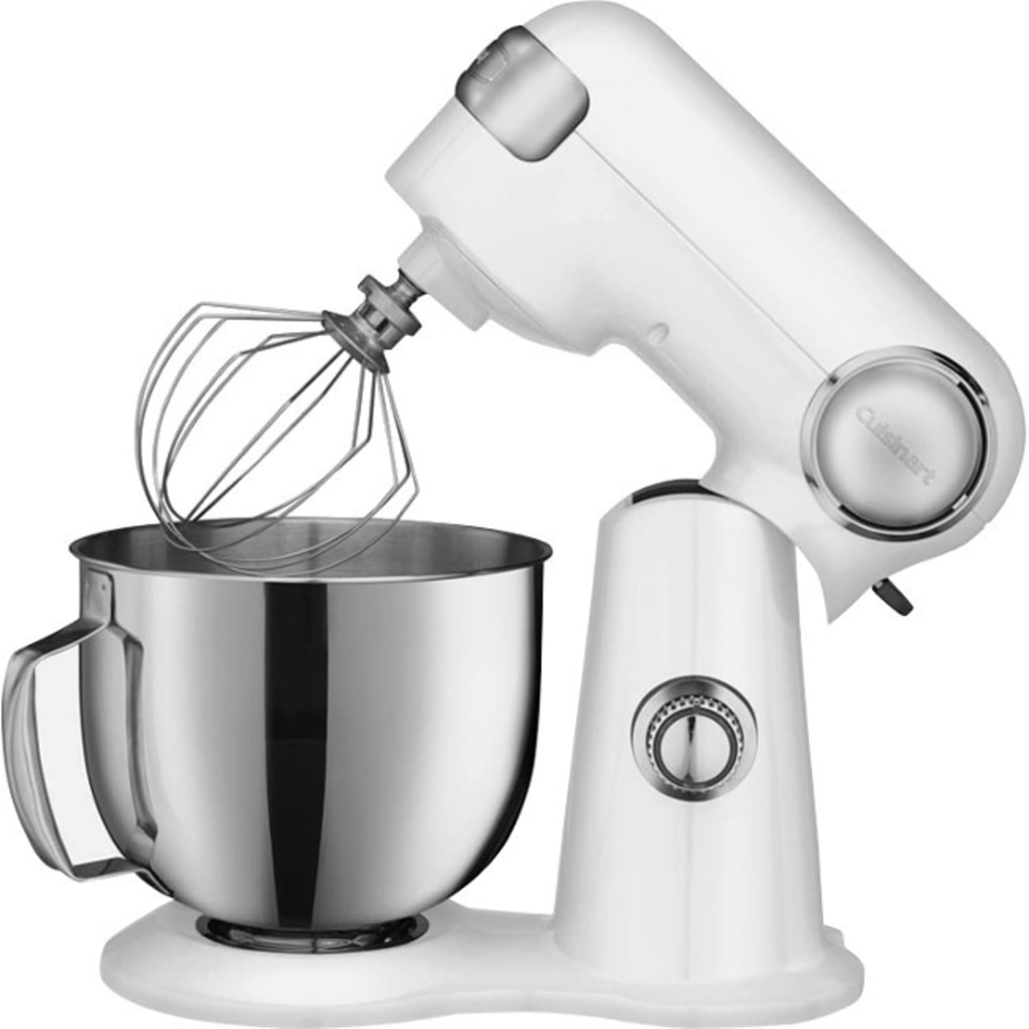 Cuisinart Precision Master SM-50 Stand Mixer - 500 W - White Linen, Polished Stainless Steel - Image 3