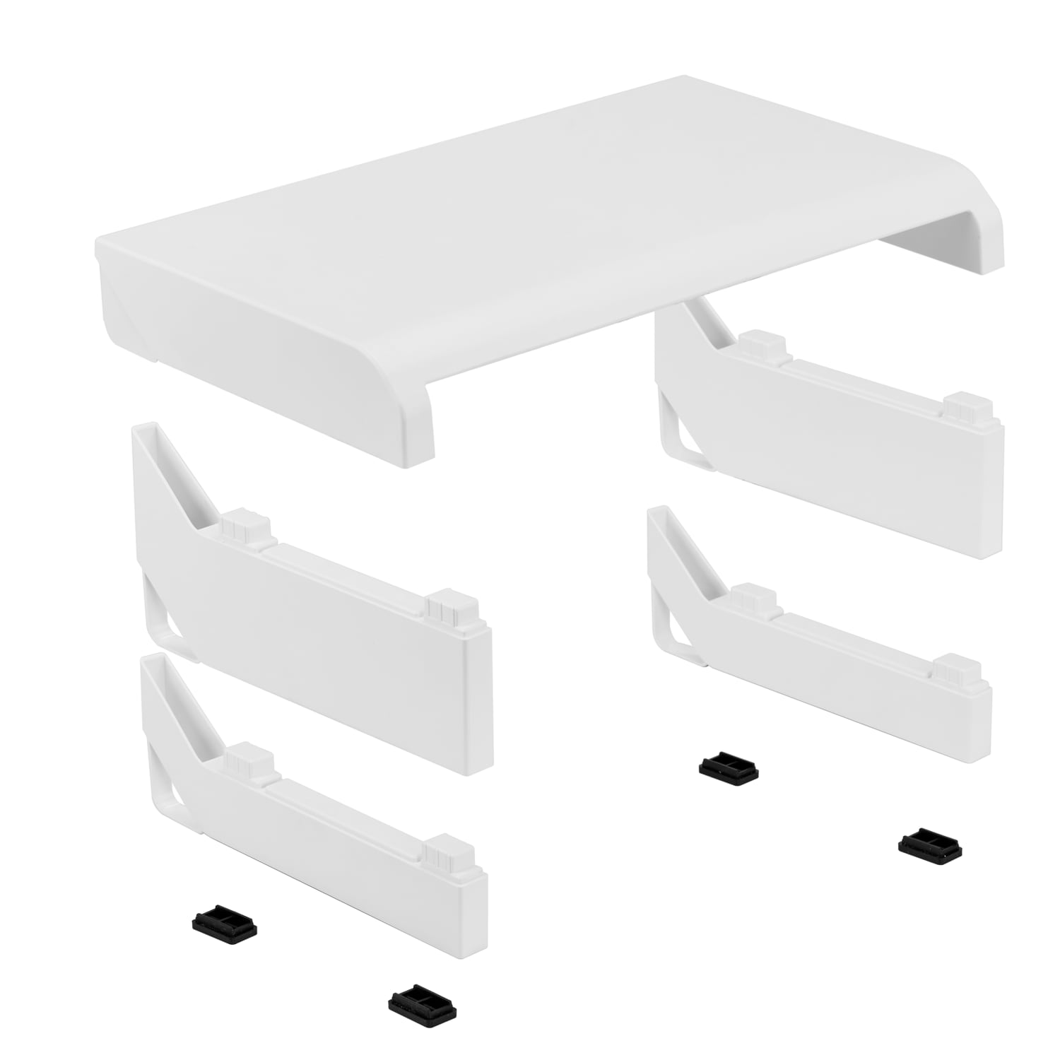 Bostitch Konnect Monitor Stand, 2-3/8inH x 16-3/16inW x 9-7/8inD, White - Image 4