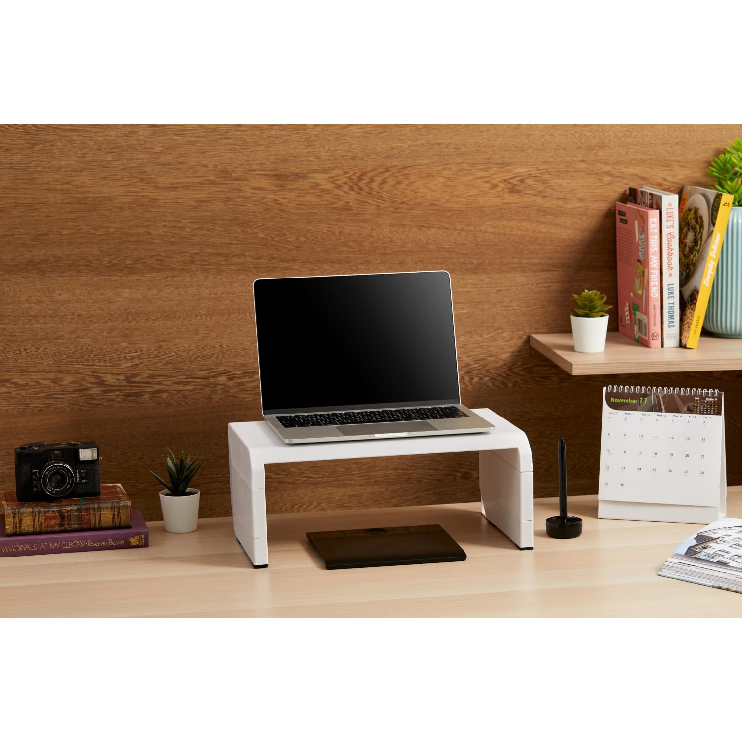 Bostitch Konnect Monitor Stand, 2-3/8inH x 16-3/16inW x 9-7/8inD, White - Image 6
