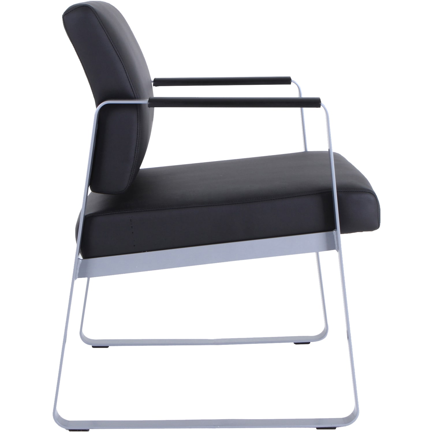 Lorell Healthcare Seating Guest Chair Black PopularChairscom