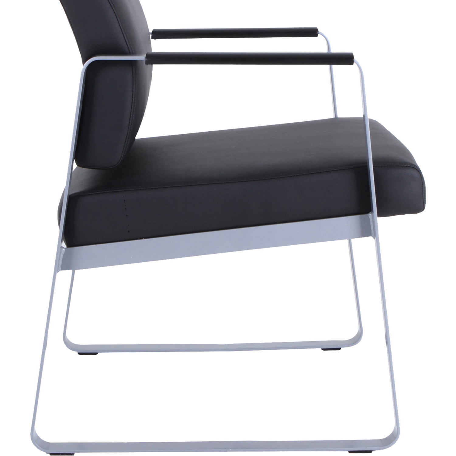 Lorell Healthcare Seating Guest Chair Black PopularChairscom