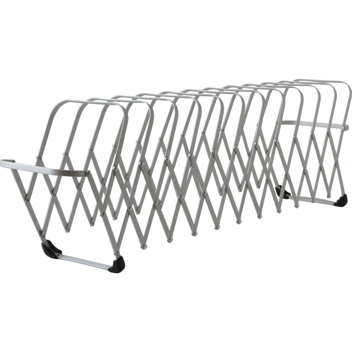 LEE Flexible Expandable Collator/Sorter/File - 12 - 7in Width x 11in Depth - Desktop - Silver - Aluminum - 1 Each - Image 3