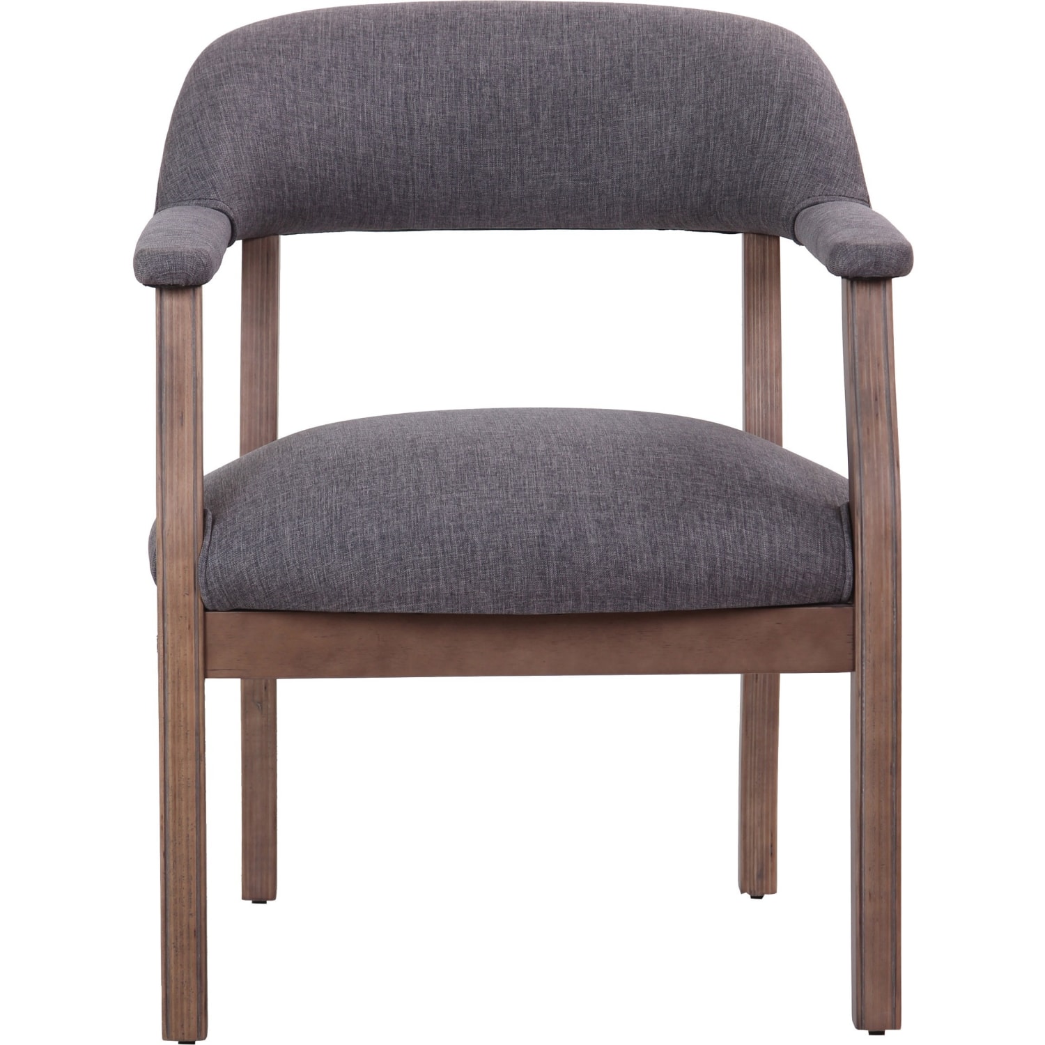 Boss Office Products Traditional Guest Chair, Slate Gray/Brown - Image 7