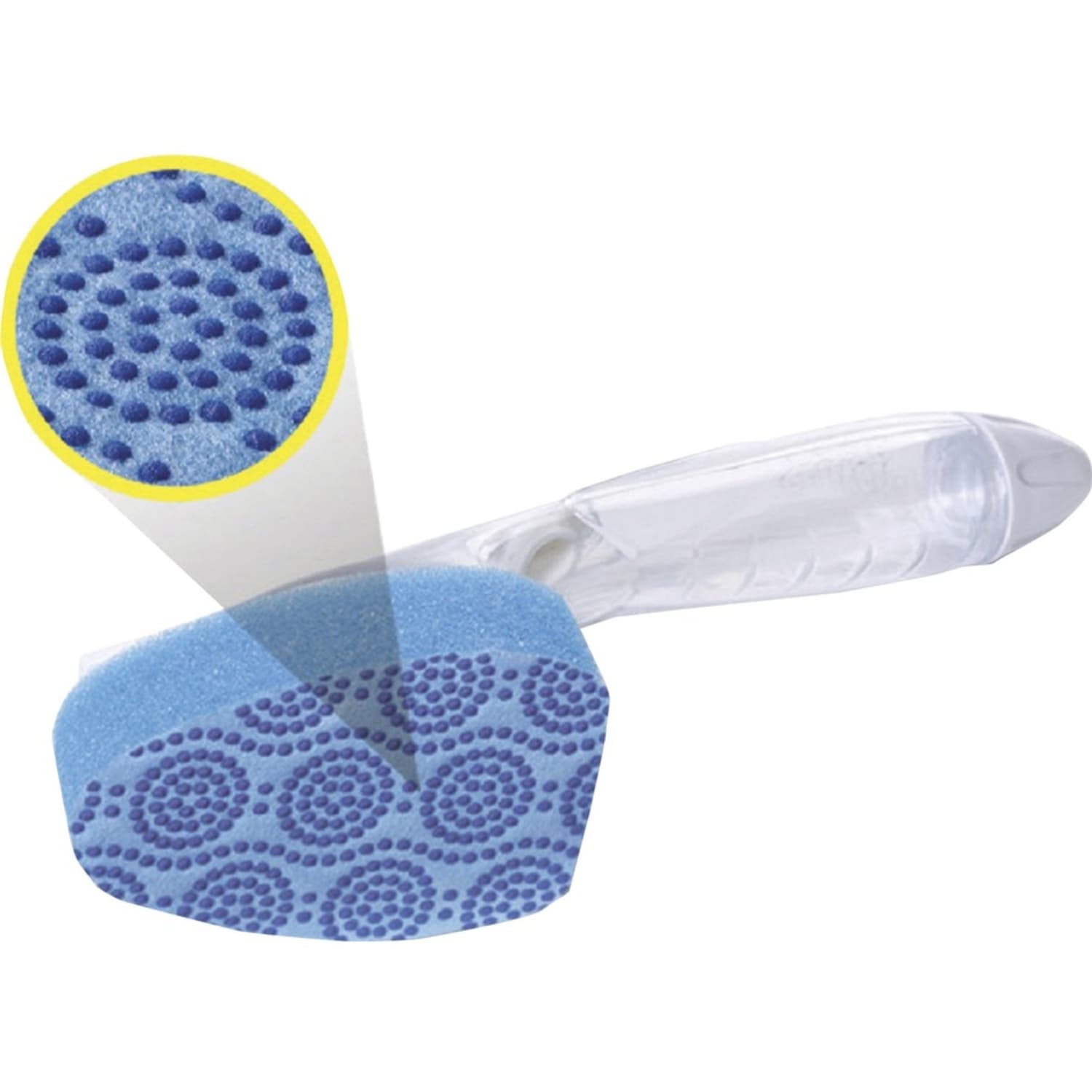 Scotch-Brite Scrub Dots Dishwand Refill - 3.5in Width x 4.4in Length - 2 Pack - 7 / Carton - Blue - Image 3