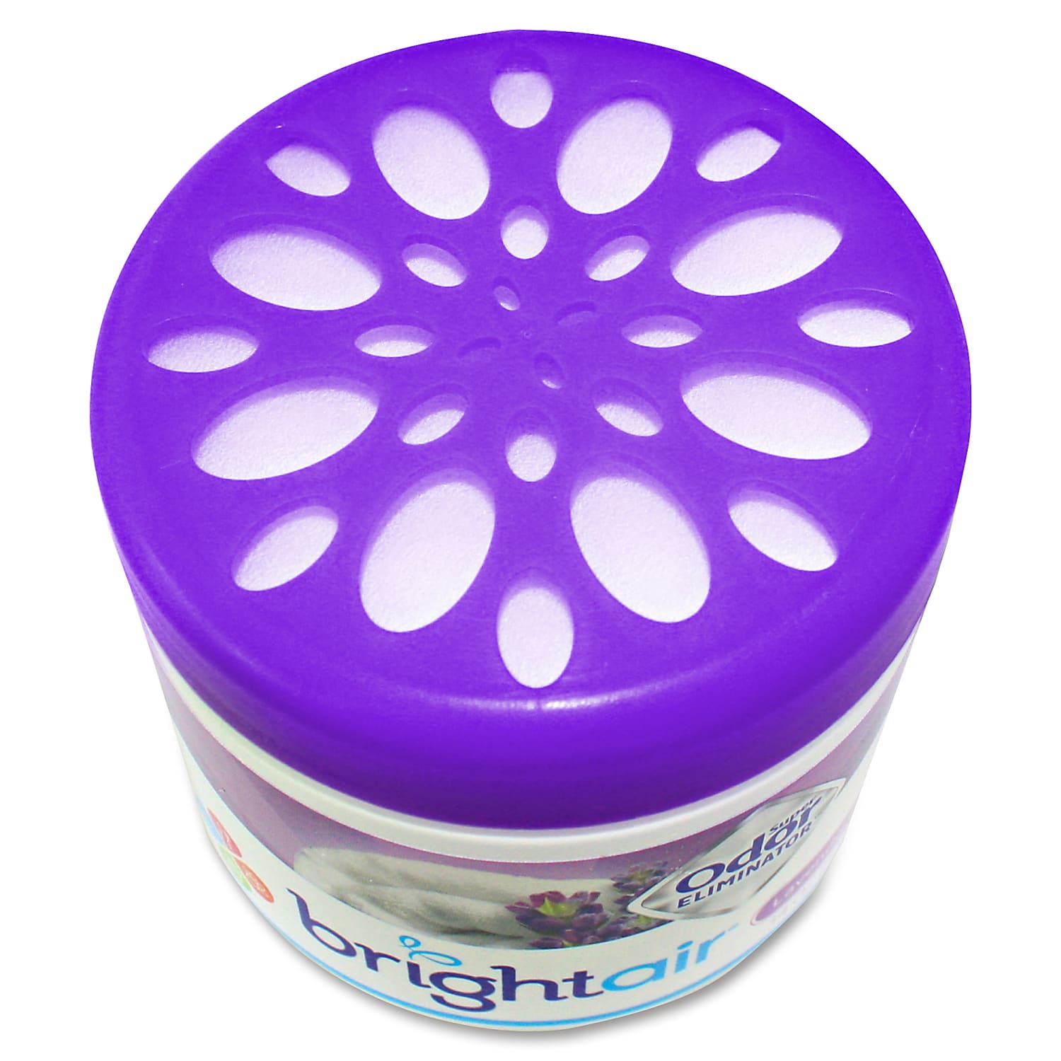 Bright Air Super Odor Eliminator Air Fresheners, Lavender/Fresh Linen Scent, 14 Oz, Pack Of 6 - Image 4