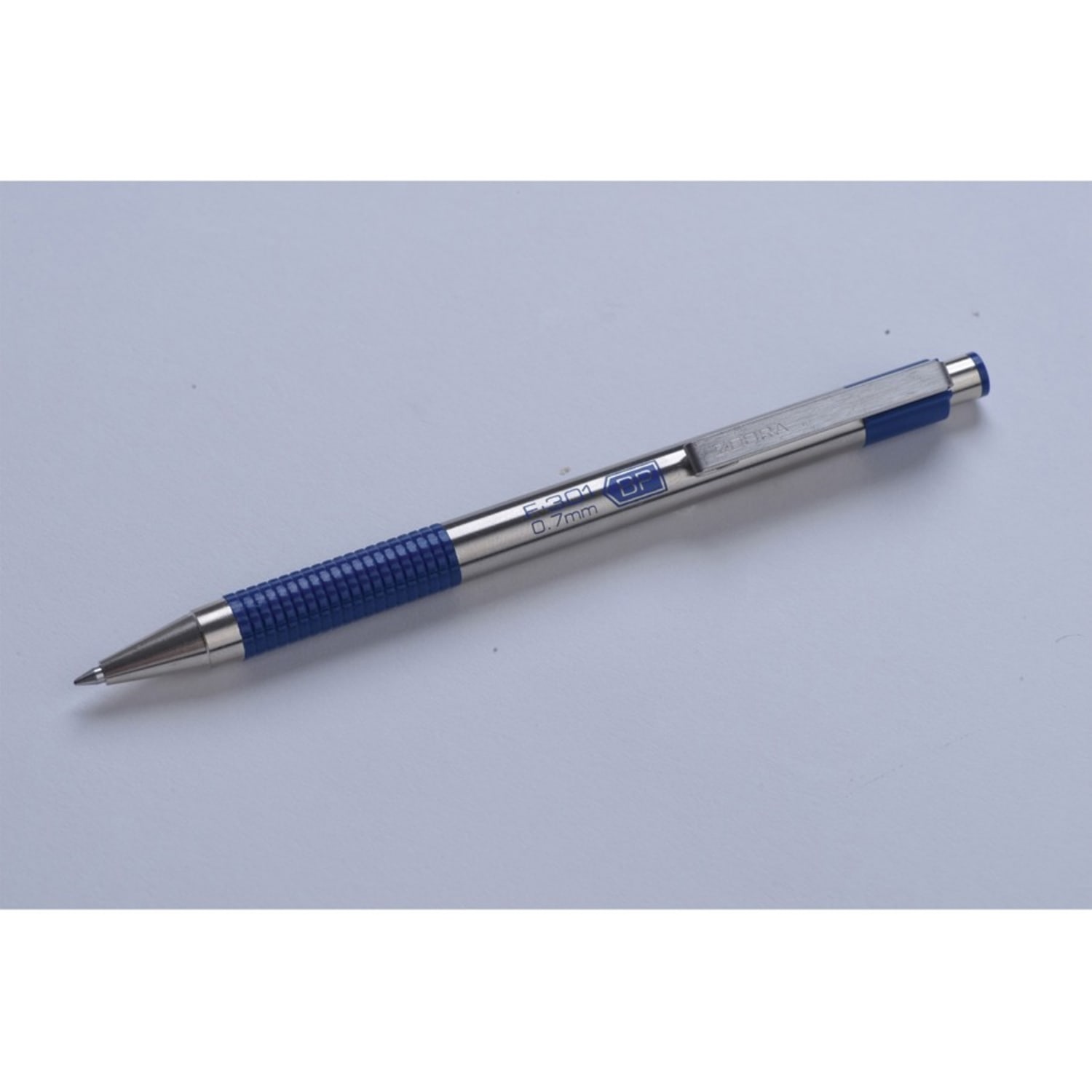 Zebra Pen F-301 Stainless Steel Ballpoint Pens - Fine Pen Point - 0.7 mm Pen Point Size - Refillable - 27120 - Image 5