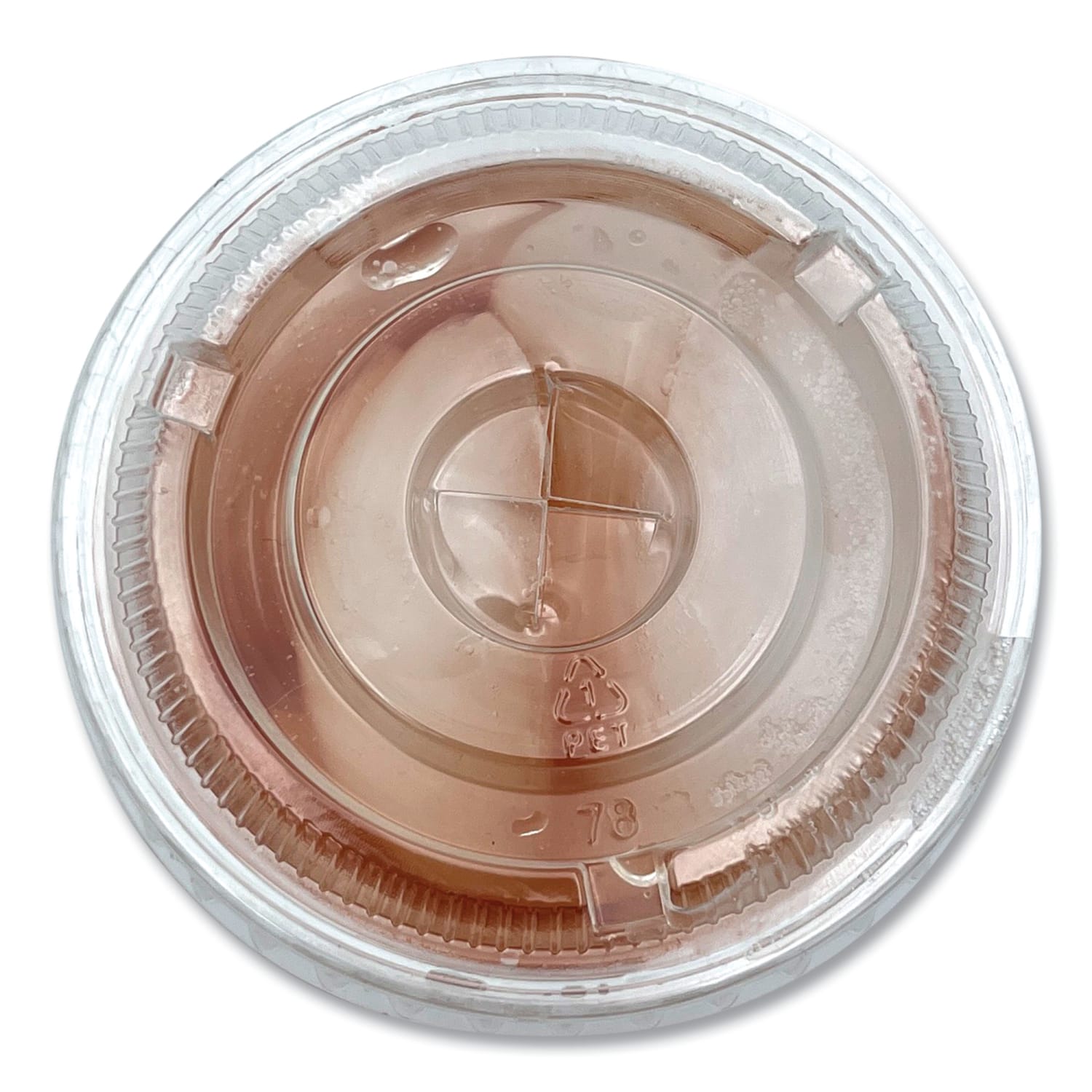 Boardwalk Cold Cup Straw-Slot Lids, Fits 9 Oz To 10 Oz Cups, Clear, Pack Of 100 Lids - Image 3