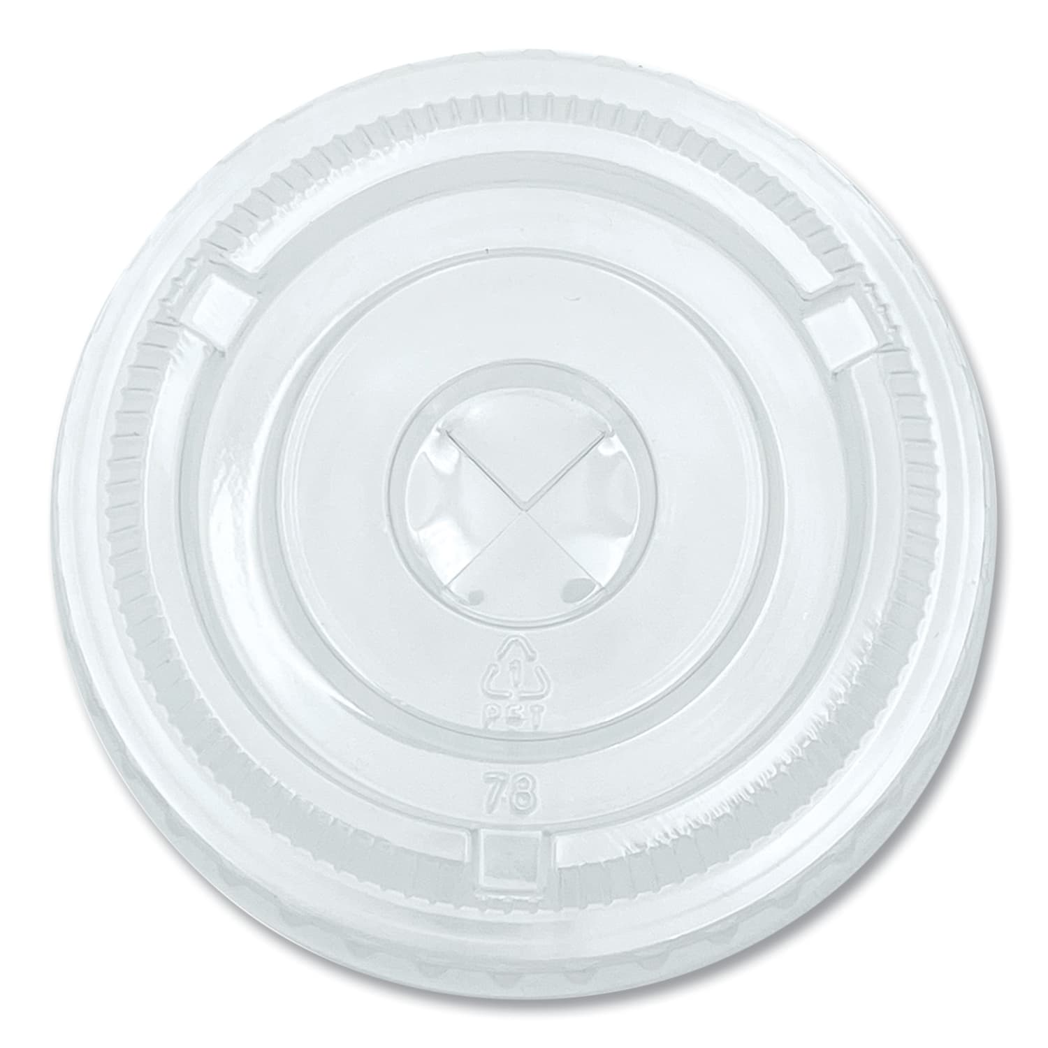 Boardwalk Cold Cup Straw-Slot Lids, Fits 9 Oz To 10 Oz Cups, Clear, Pack Of 100 Lids - Image 4