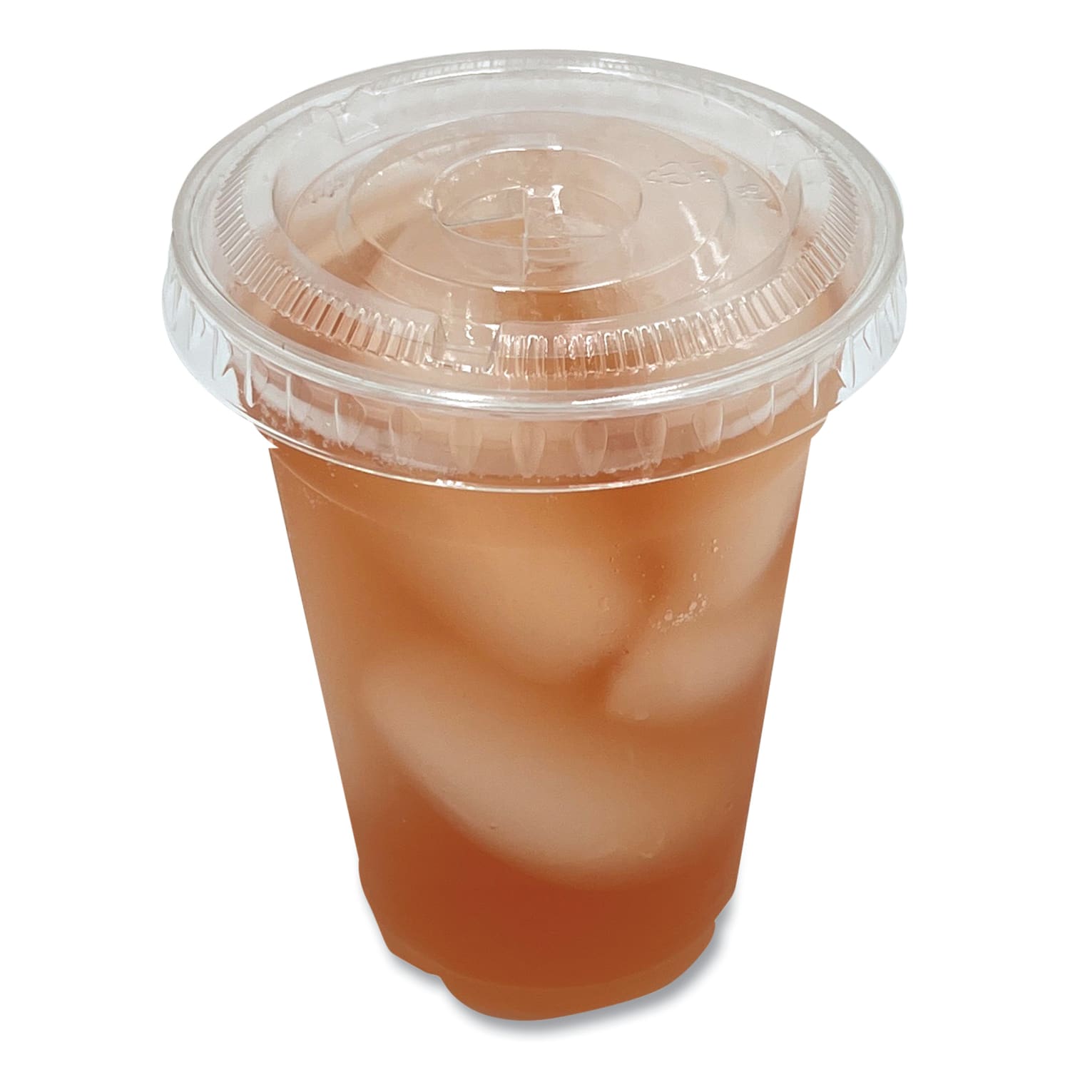 Boardwalk Cold Cup Straw-Slot Lids, Fits 9 Oz To 10 Oz Cups, Clear, Pack Of 100 Lids - Image 5