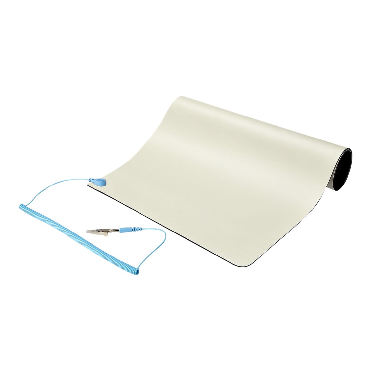 StarTech.com 11x18in Anti Static Mat, ESD Mat for Electronics Repair on Tables or Desks, Flexible Work Pad, Detachable Grounding Wire