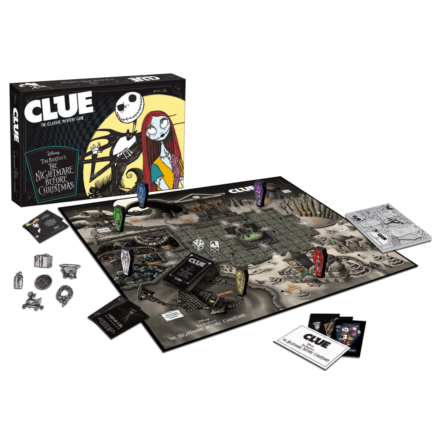 USAopoly Clue: Disney Tim Burtons The Nightmare Before Christmas