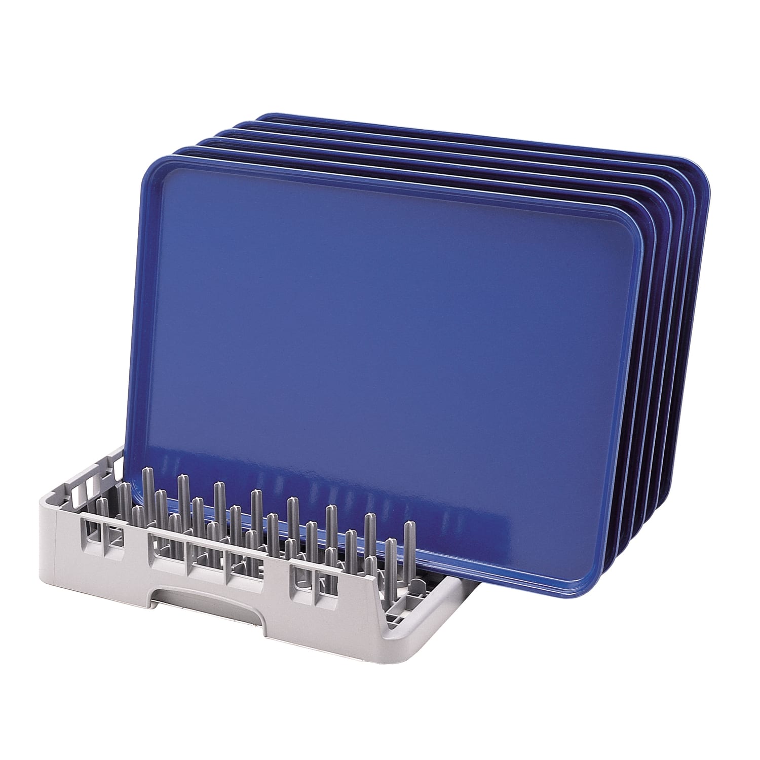 Cambro Camrack Open-End Tray Racks, 4inH x 19-3/4inW x 19-3/4inD, Gray, Set Of 6 Racks - Image 4