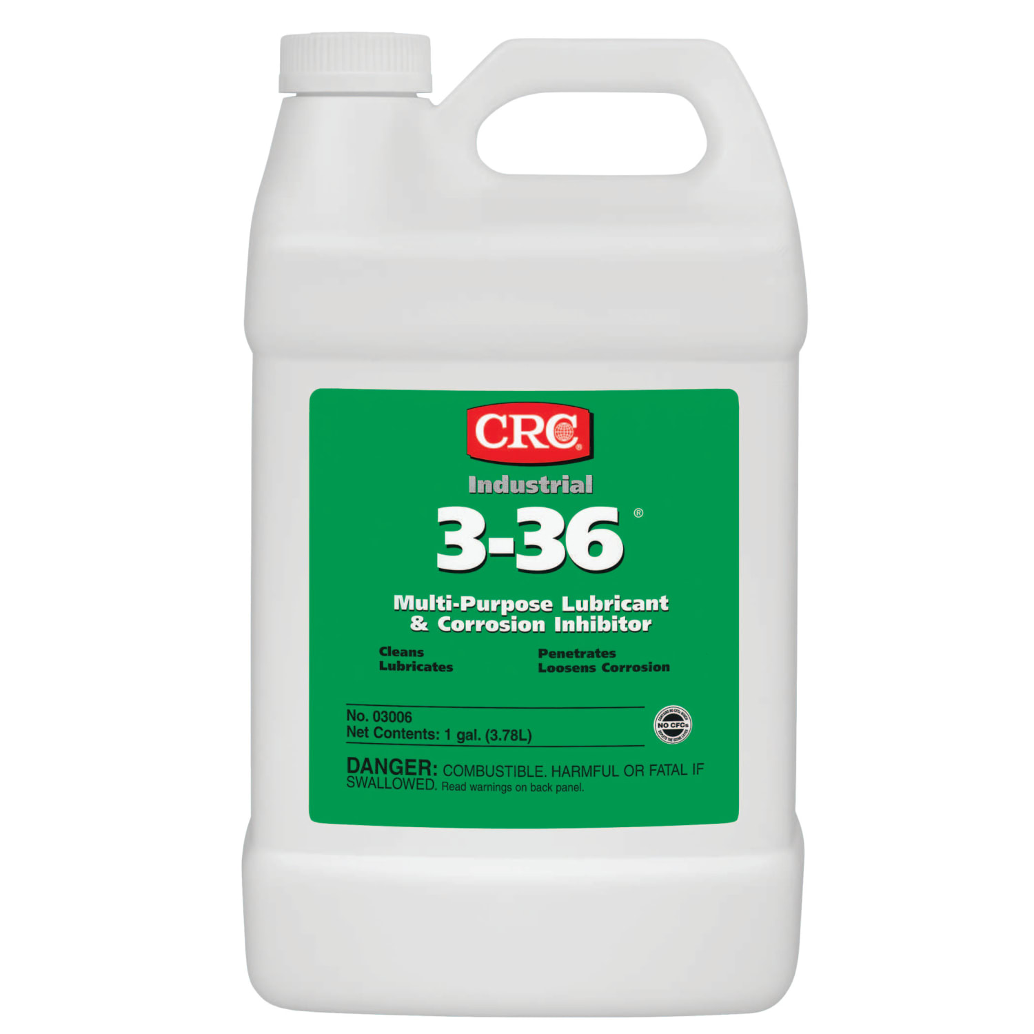 CRC 3-36 Multipurpose Lubricant And Corrosion Inhibitor, 128 Oz Bottle, Case of 4