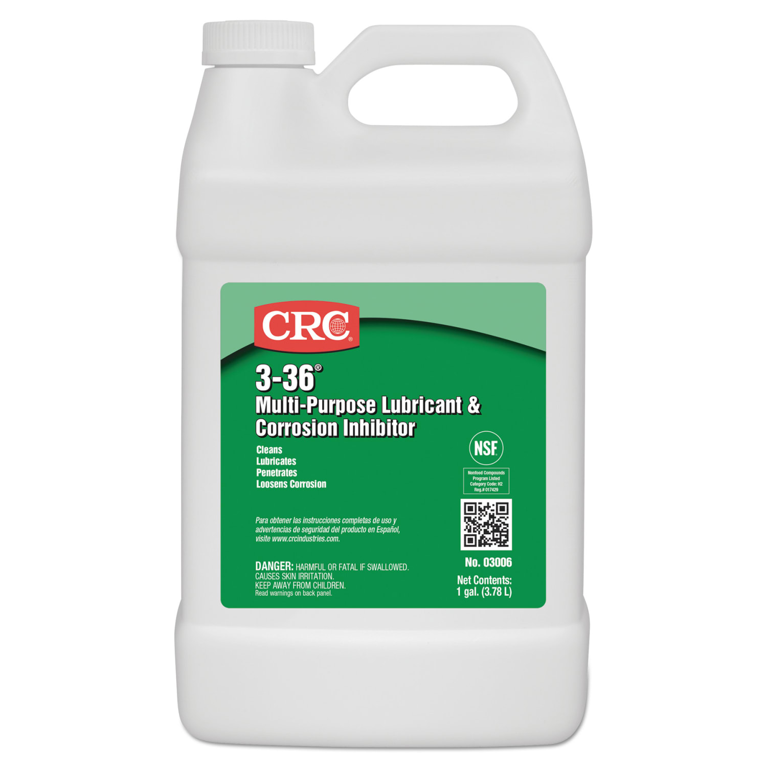 CRC 3-36 Multipurpose Lubricant And Corrosion Inhibitor, 128 Oz Bottle, Case of 4 - Image 3