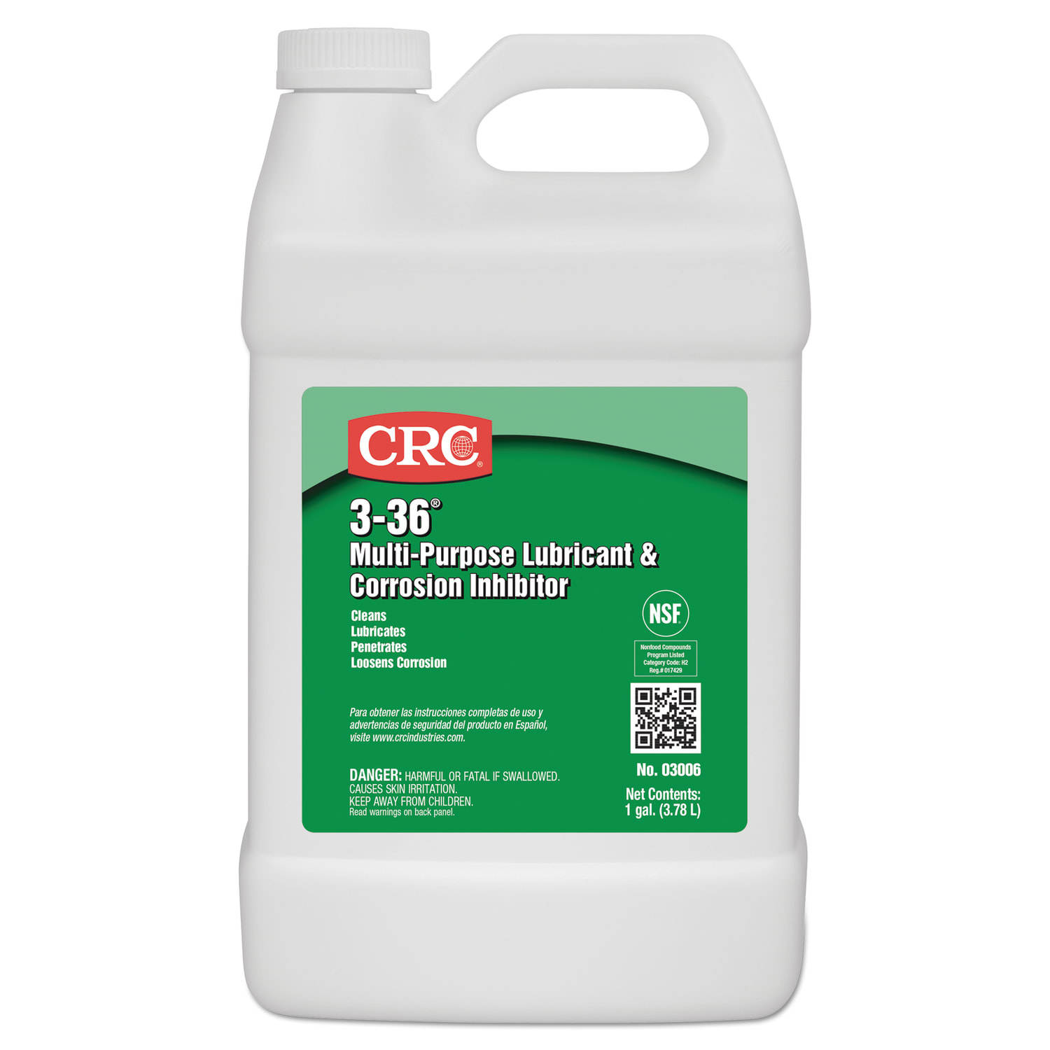 CRC 3-36 Multipurpose Lubricant And Corrosion Inhibitor, 128 Oz Bottle, Case of 4 - Image 4