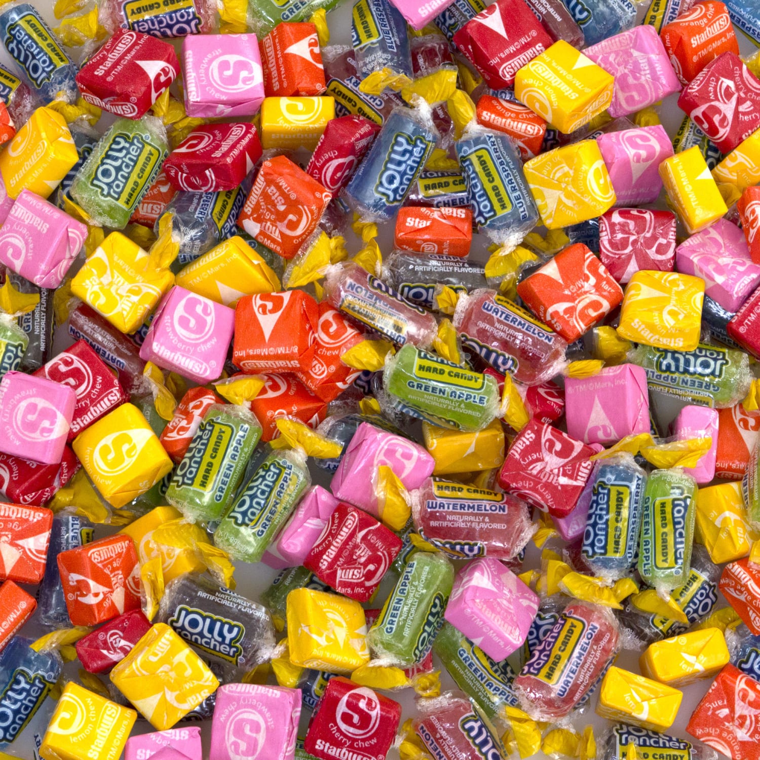 Jolly Rancher/Starburst JOLLY-BURST Chewy And Hard Candy Party Assortment, 134.4 Oz, Pack Of 2 Bags - Image 4