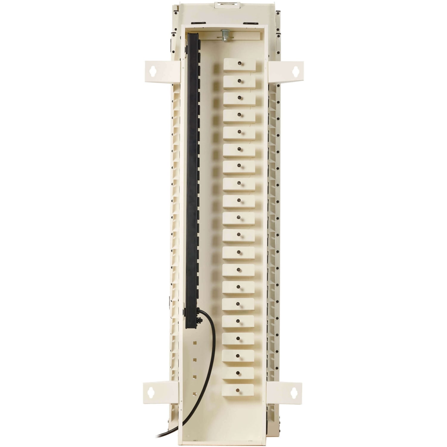 Eaton Tripp Lite Series AC Charging Station Tower 20-Device Open Frame Chromebooks White - Cart (charge only) - for 20 notebooks - lockable - white - Image 5