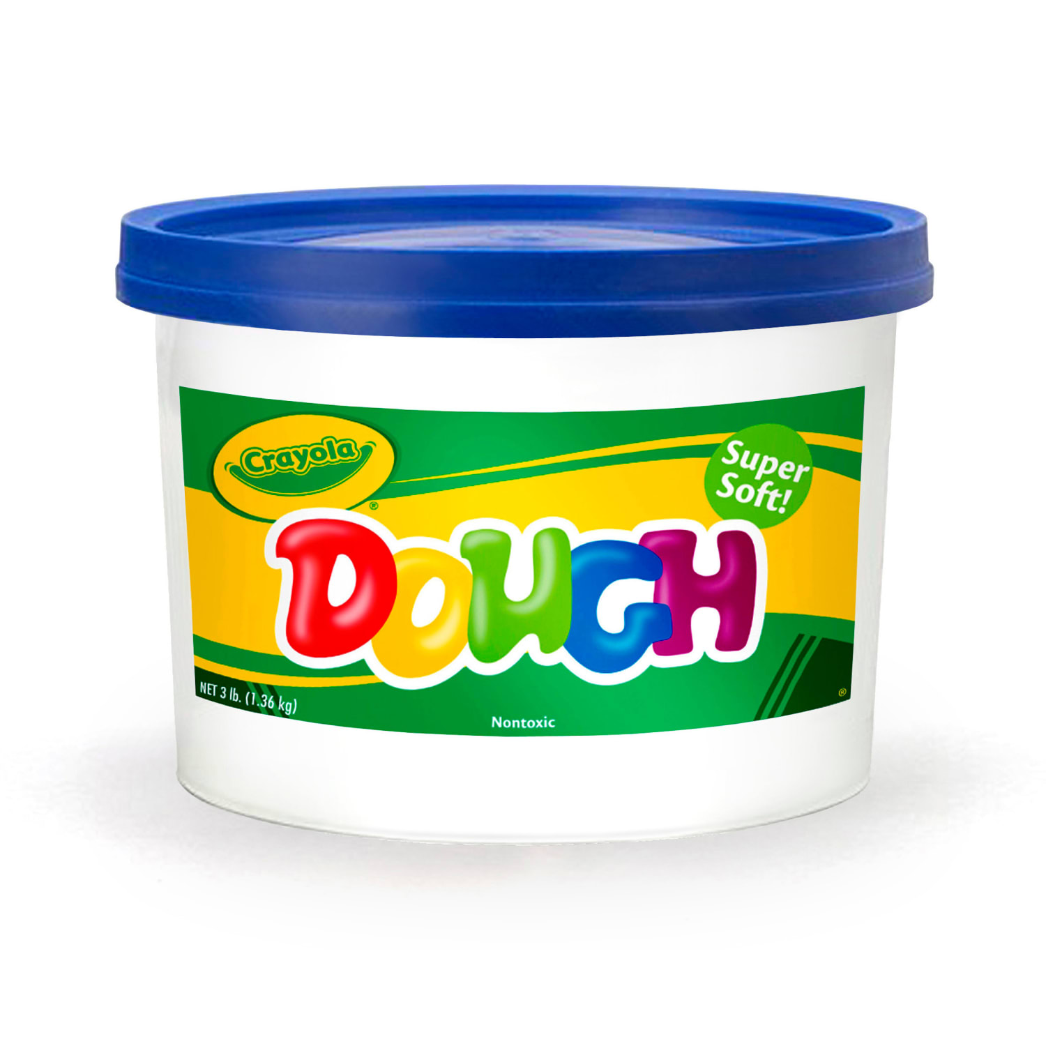 Crayola Super Soft Modeling Dough, Blue, 3 lbs. Bucket, Pack Of 2 - Image 3
