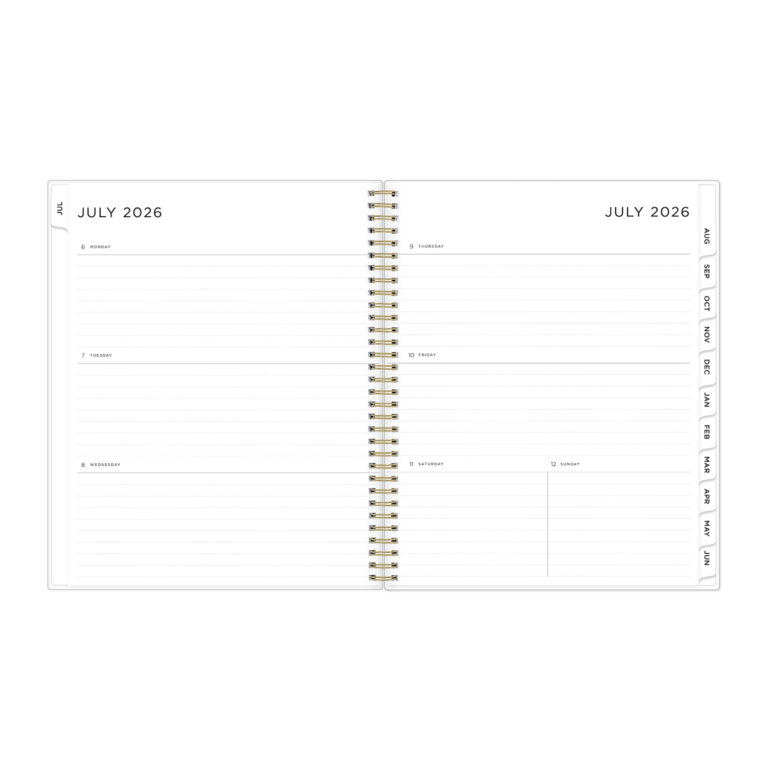 Planning Calendar AG Multi Color Smoke PP 8.5x11 AY26-27 - Image 3