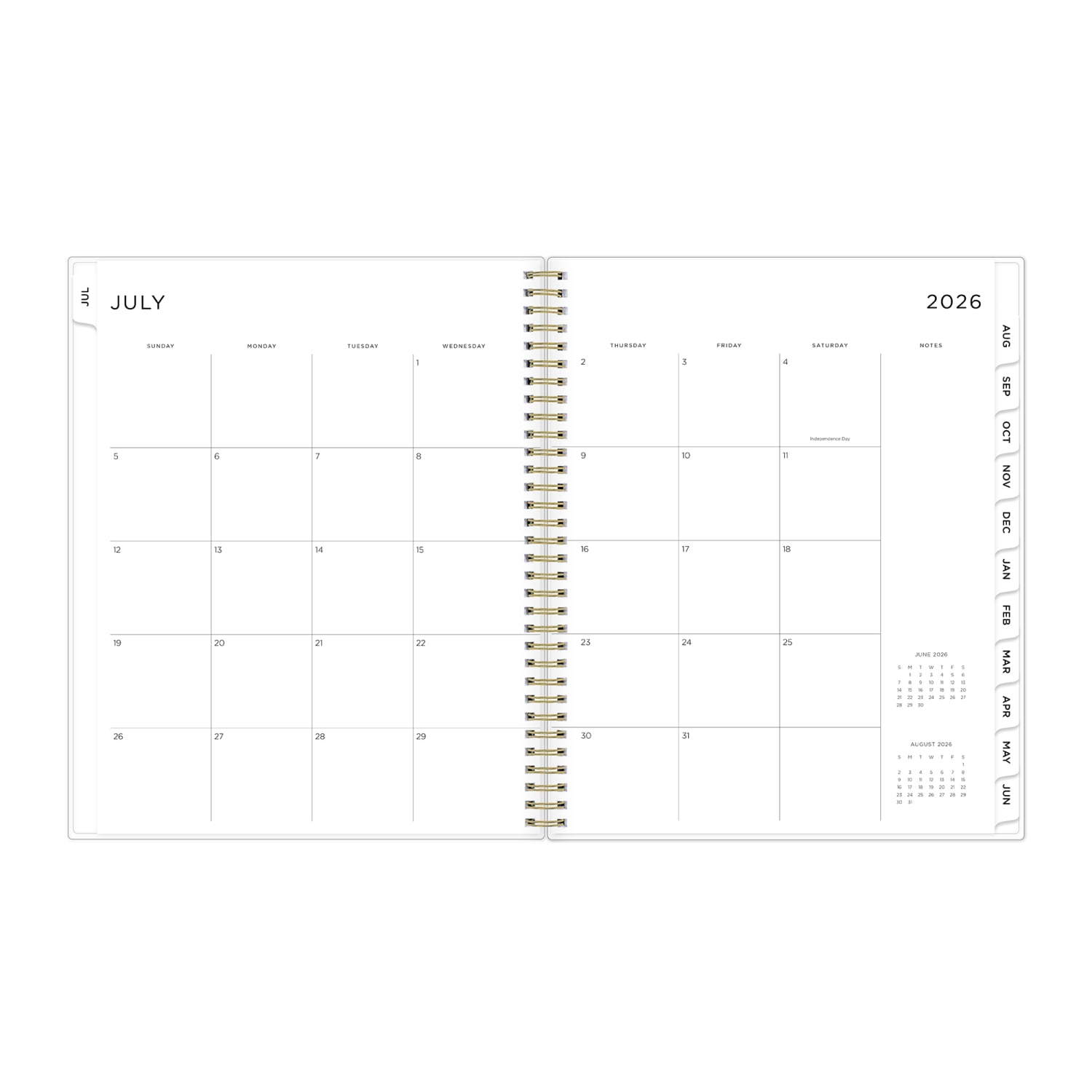 Planning Calendar AG Multi Color Smoke PP 8.5x11 AY26-27 - Image 4