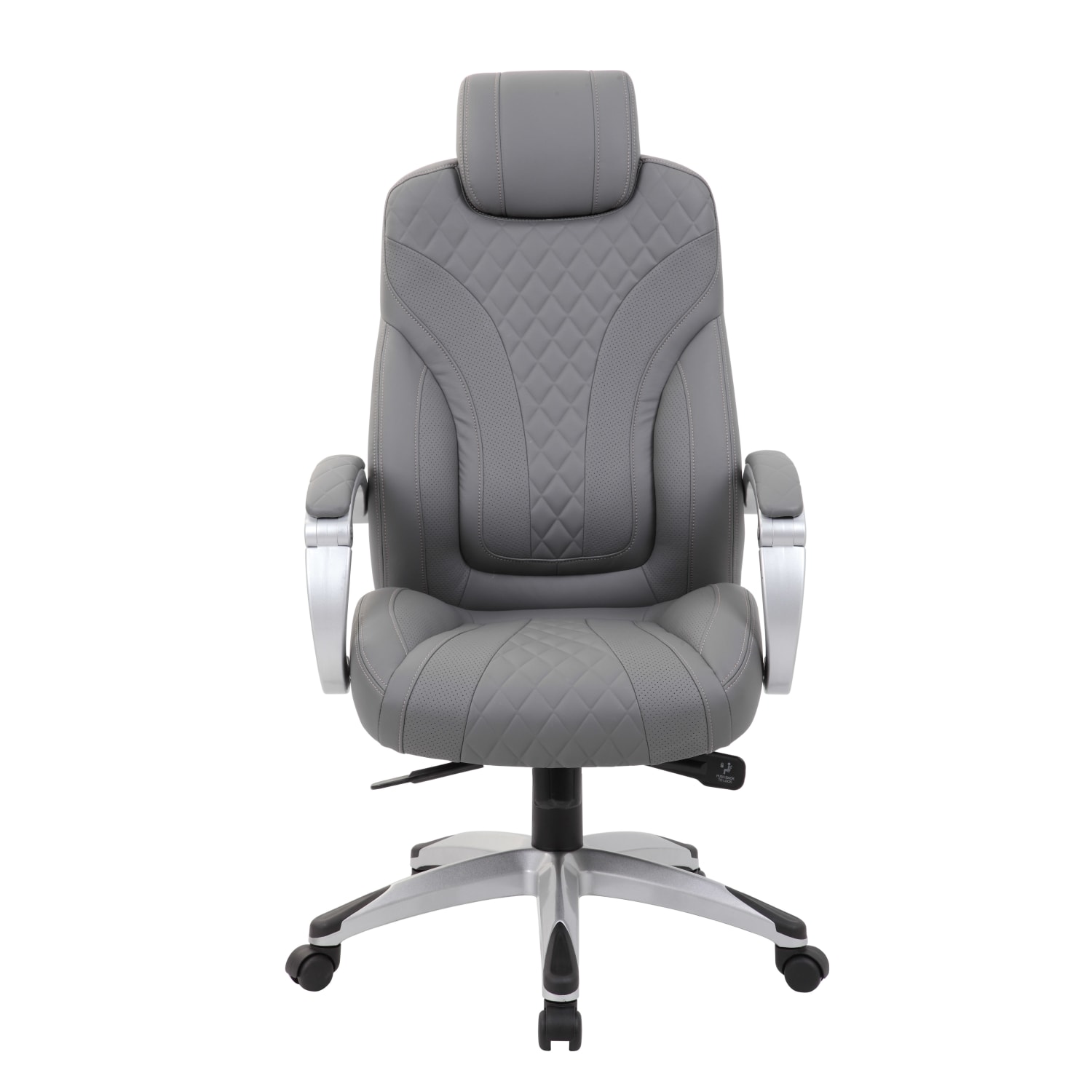 Boss Office Products Hinged Arm Ergonomic HighBack Chair Gray PopularChairscom Boss Office Products Hinged Arm Ergonomic High Back Chair Gray PopularChairscom