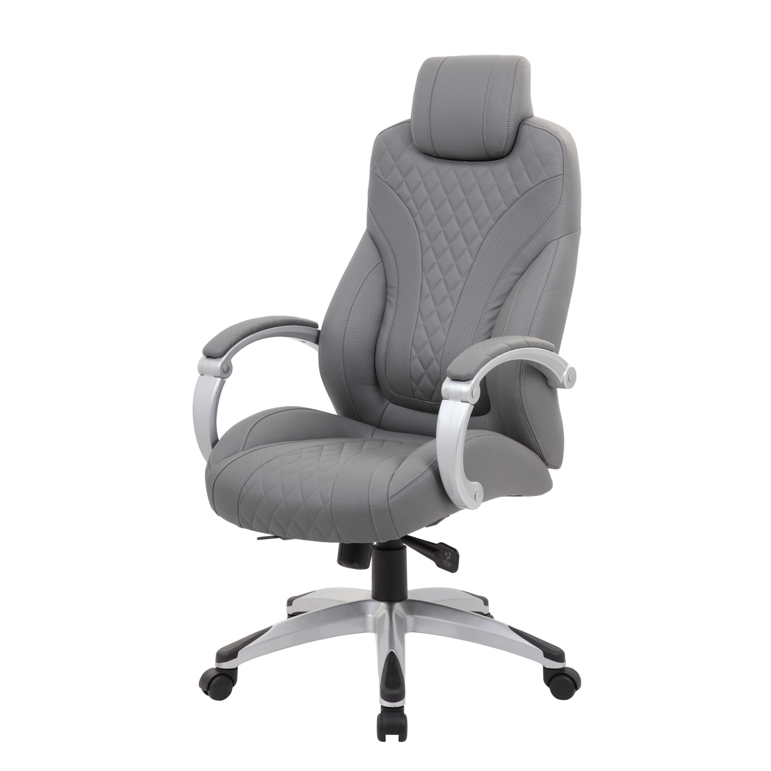 Boss Office Products Hinged Arm Ergonomic HighBack Chair Gray PopularChairscom Boss Office Products Hinged Arm Ergonomic High Back Chair Gray PopularChairscom
