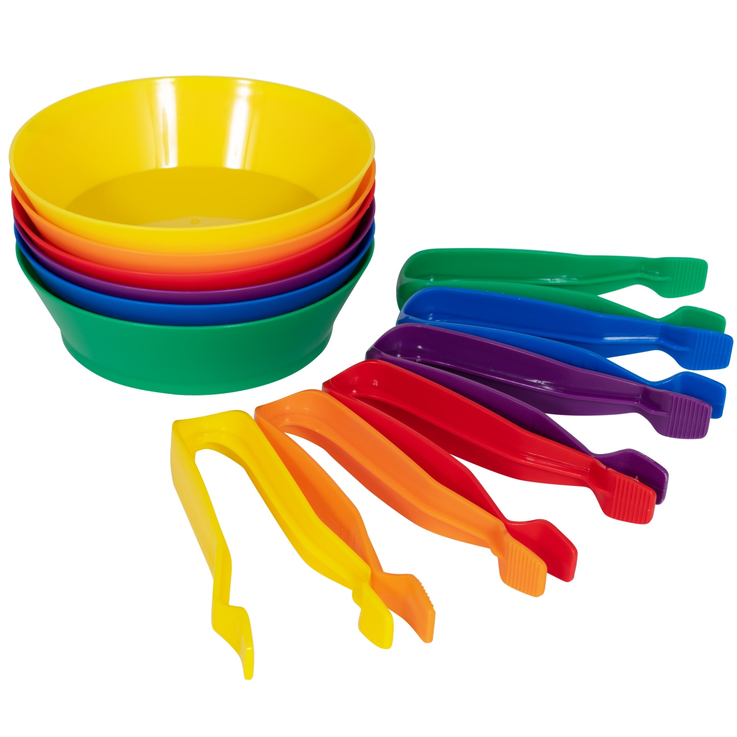 Edx Education 12-Piece Sorting Bowls And Tweezer Set, Grades PreK-2 - Image 4