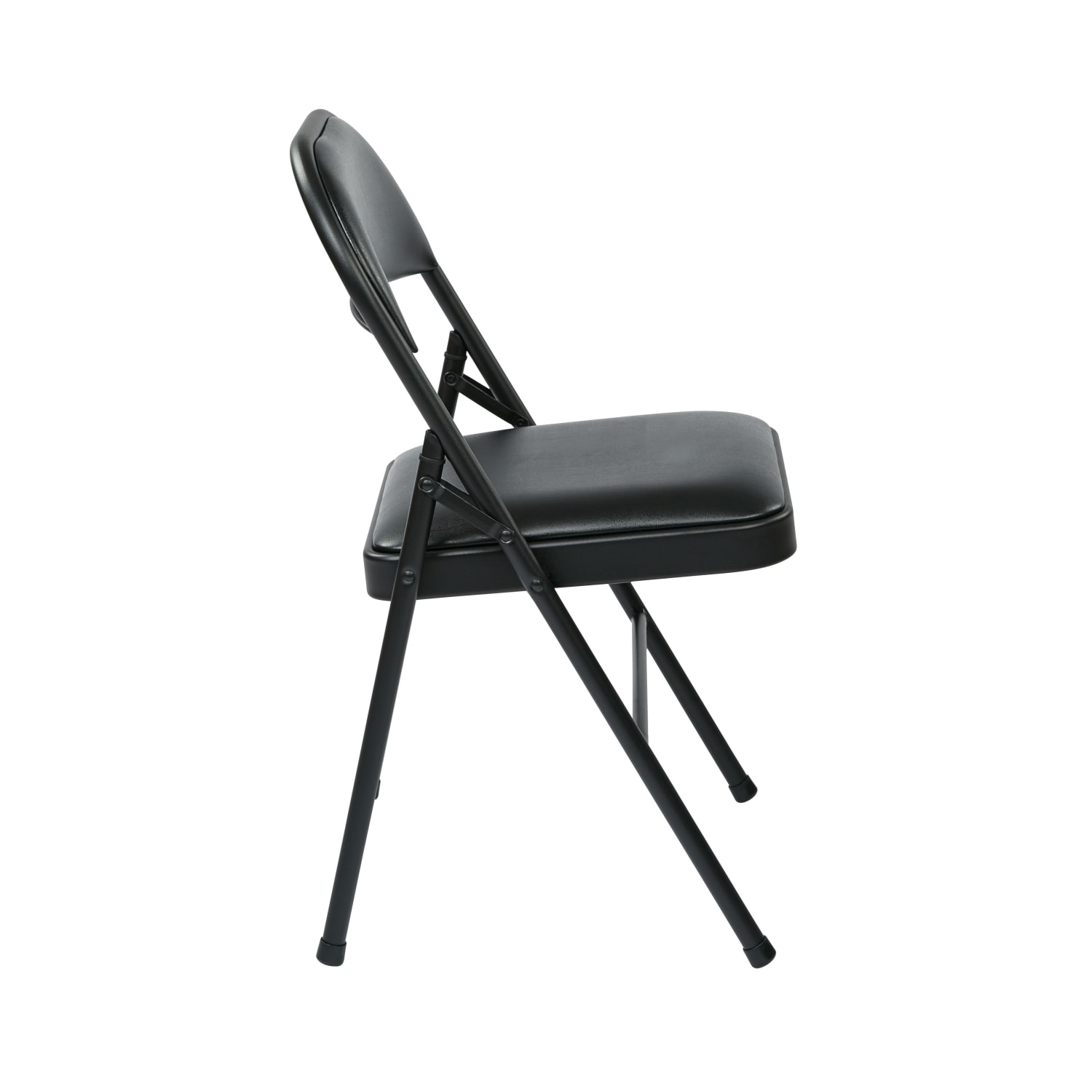 Office Star Work Smart Vinyl MidBack Folding Chairs Black Pack Of 4 PopularChairscom Office Star Work Smart Vinyl Mid Back Folding Chairs Black Pack Of 4 PopularChairscom