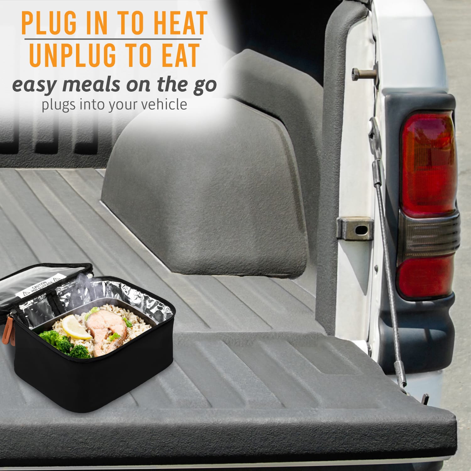 HOTLOGIC Portable Personal Expandable 12V Mini Oven XP, Black - Image 6
