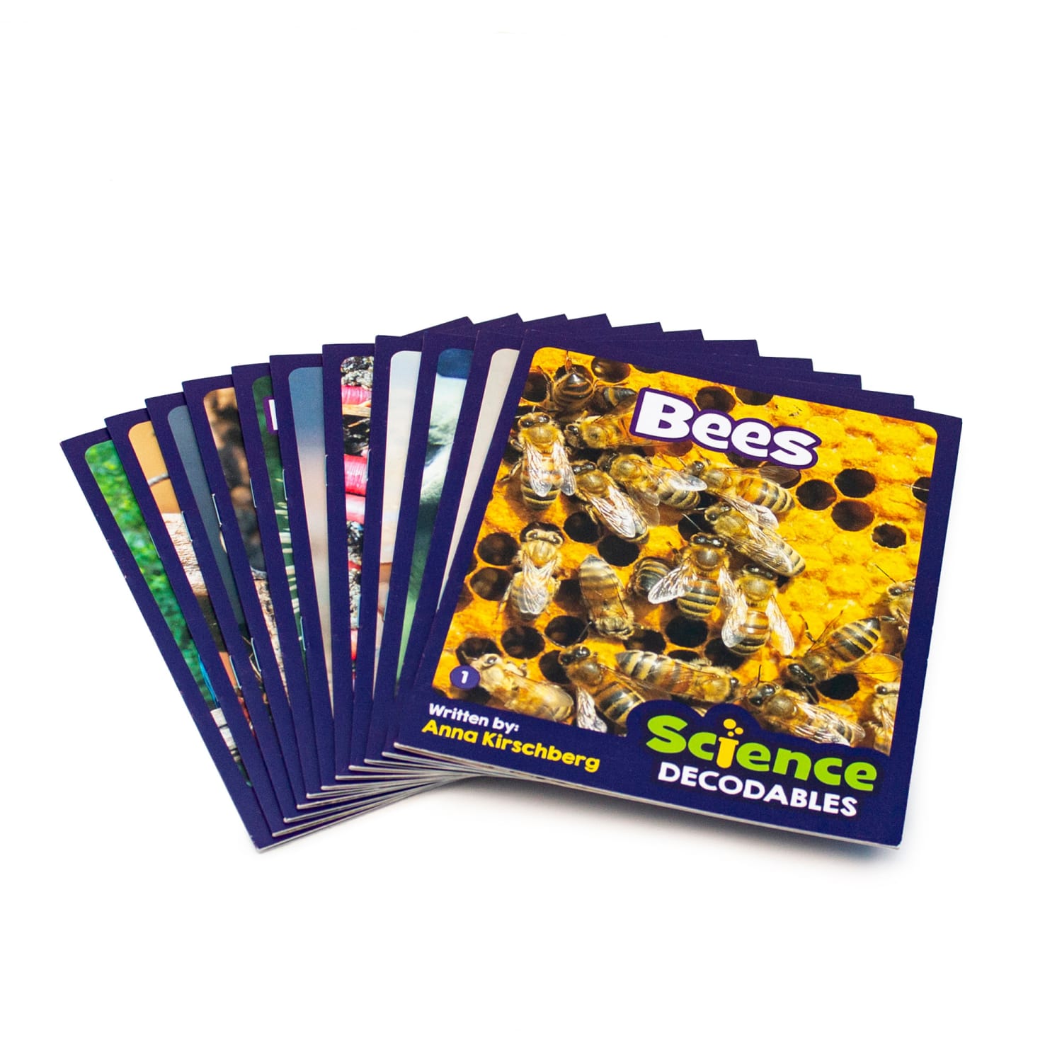 Beanstalk Books Non-Fiction Books, Science Decodables Phase 3, 7-8/"H x 6-3/4inW x 6-3/4inD, Set Of 12 Books - Image 3