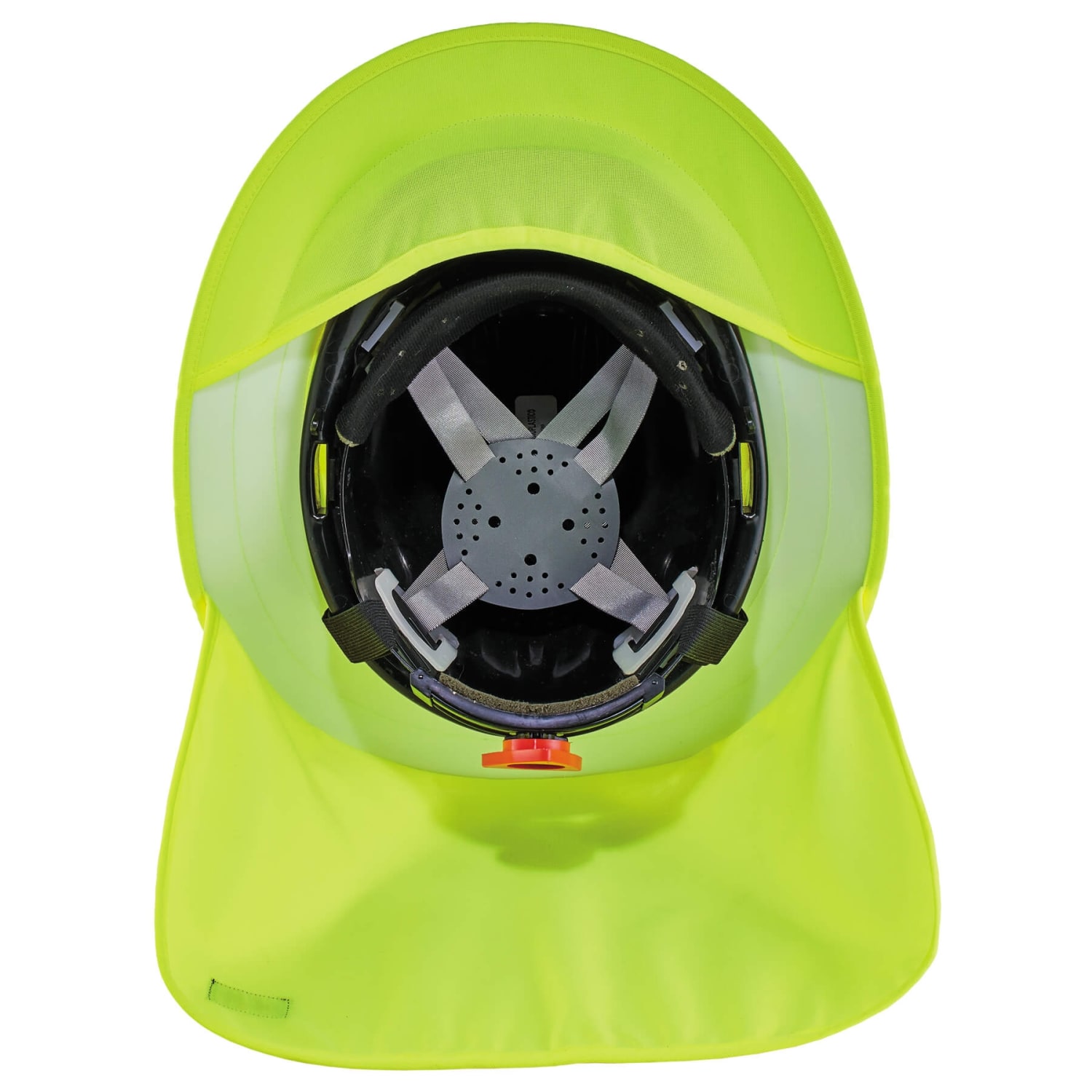 Ergodyne Chill-Its 6660 Hard Hat Brim With Shade, Lime - Image 3