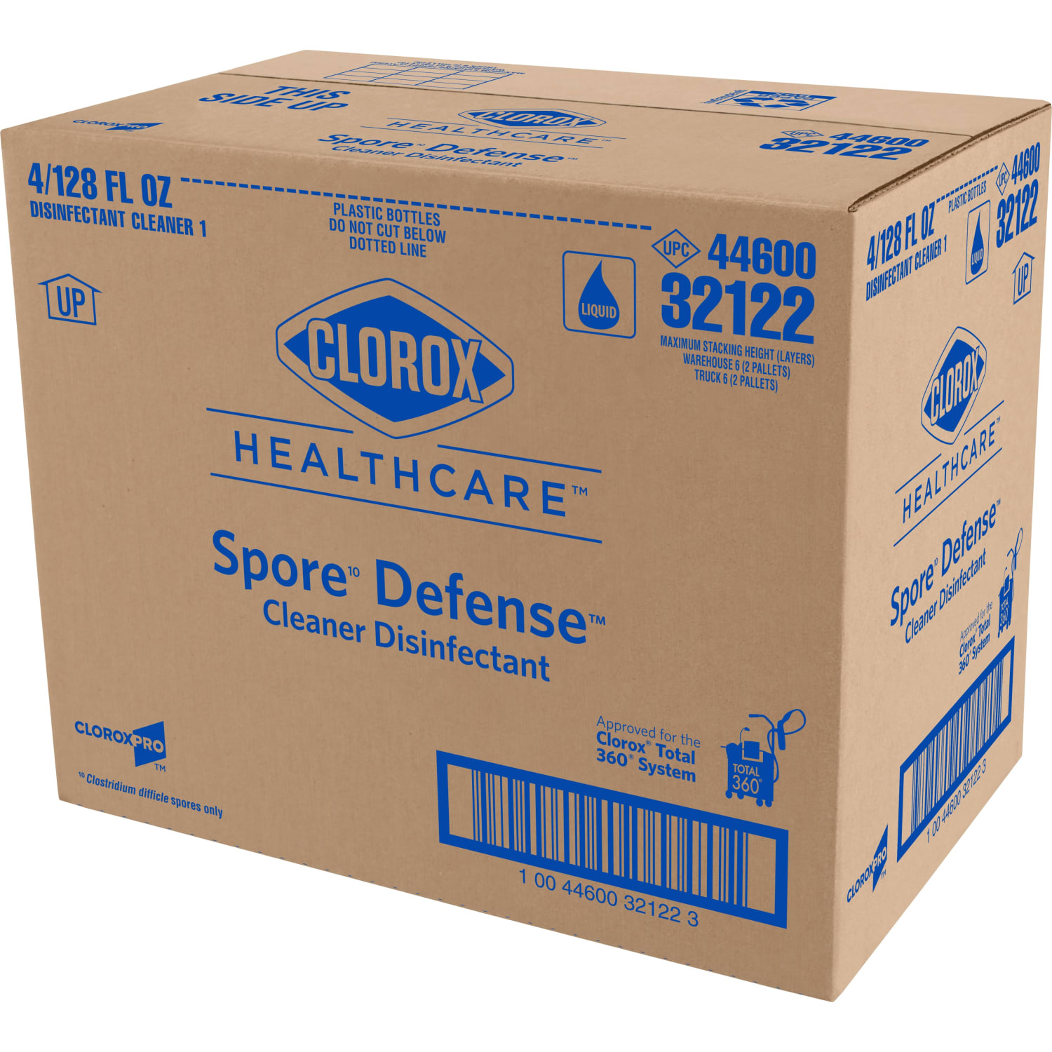 Clorox Healthcare Spore10 Defense Cleaner Disinfectant, Refill Bottle, 128 Ounces (Pack of 4) - Image 6