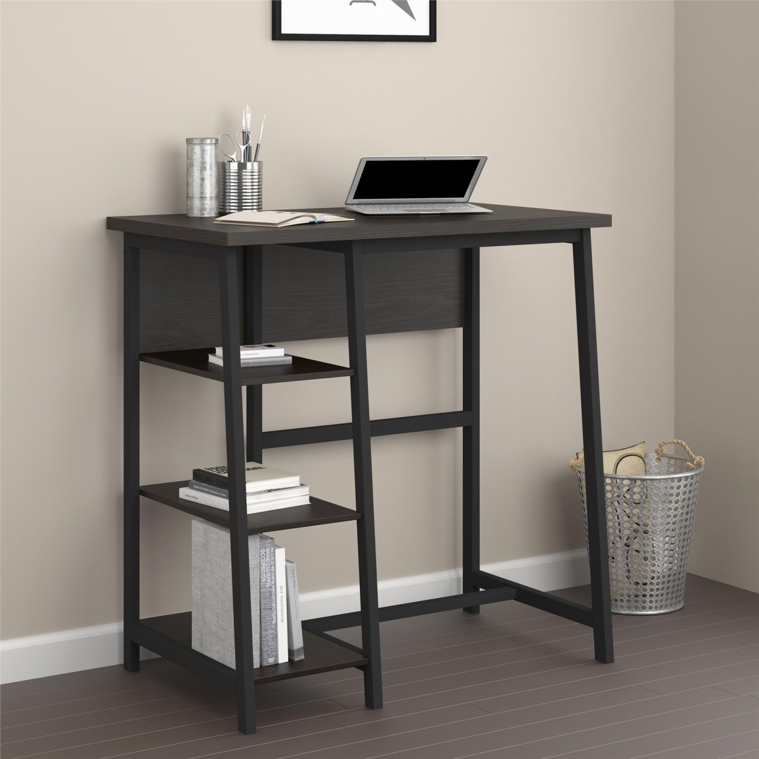 Ameriwood Home Coleton 42inW Standing Desk, Espresso - Image 4