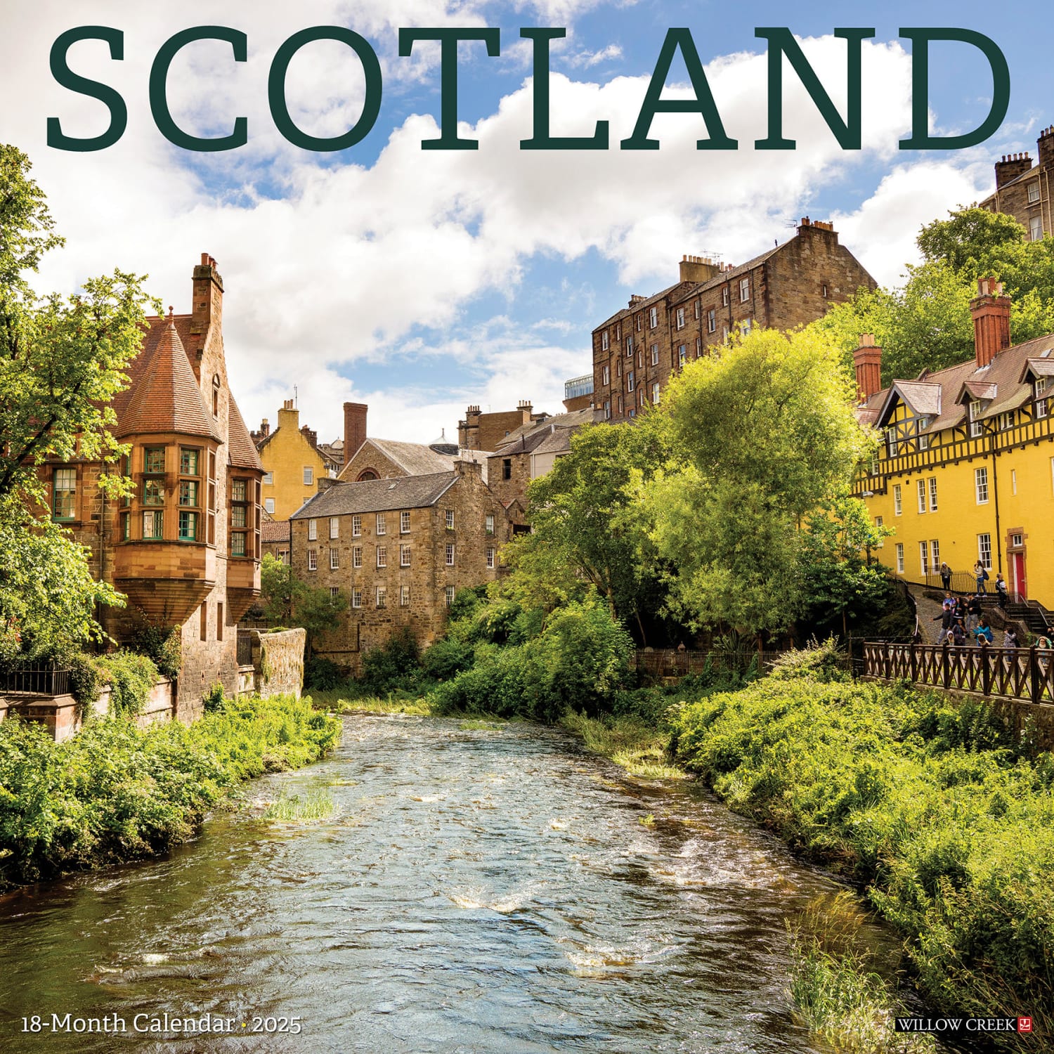 2025 Willow Creek Press Wall Calendar, 12in x 12in, Scotland, January 2025 To December 2025, 46845