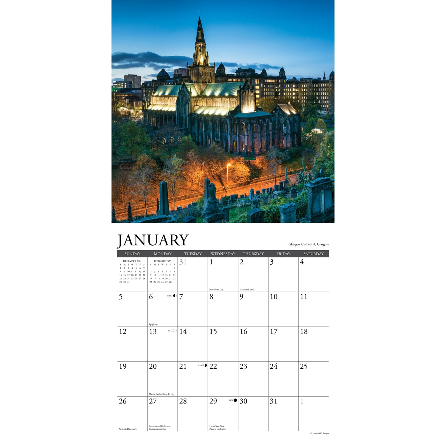 2025 Willow Creek Press Wall Calendar, 12in x 12in, Scotland, January 2025 To December 2025, 46845 - Image 3