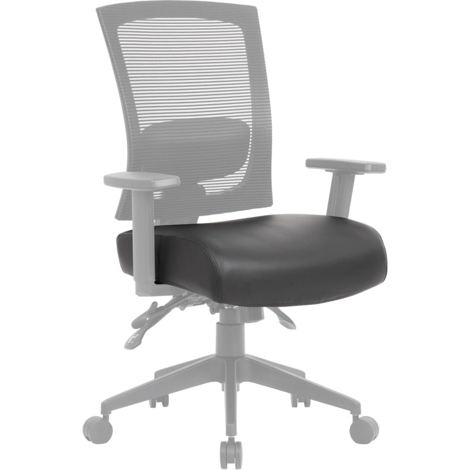 Lorell Antimicrobial Seat Cover - 19in Length x 19in Width - Polyester - Black - 1 Each - Image 3