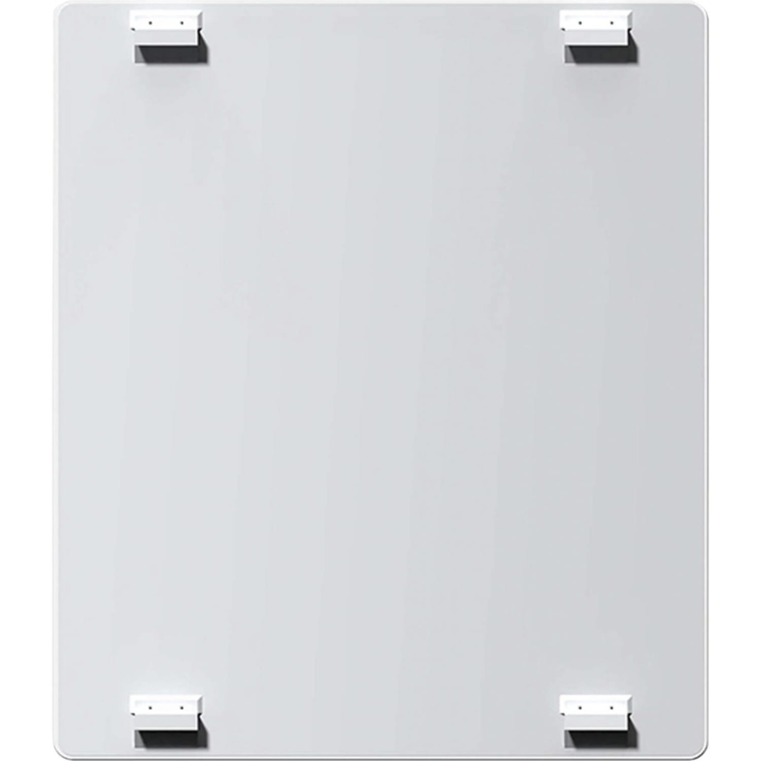 Lorell DIY Frameless Magnetic Glass Board - 36in (3 ft) Width x 30in (2.5 ft) Height - White Glass Surface - Aluminum Frame - Rectangle - Magnetic - 1 Each - Image 4