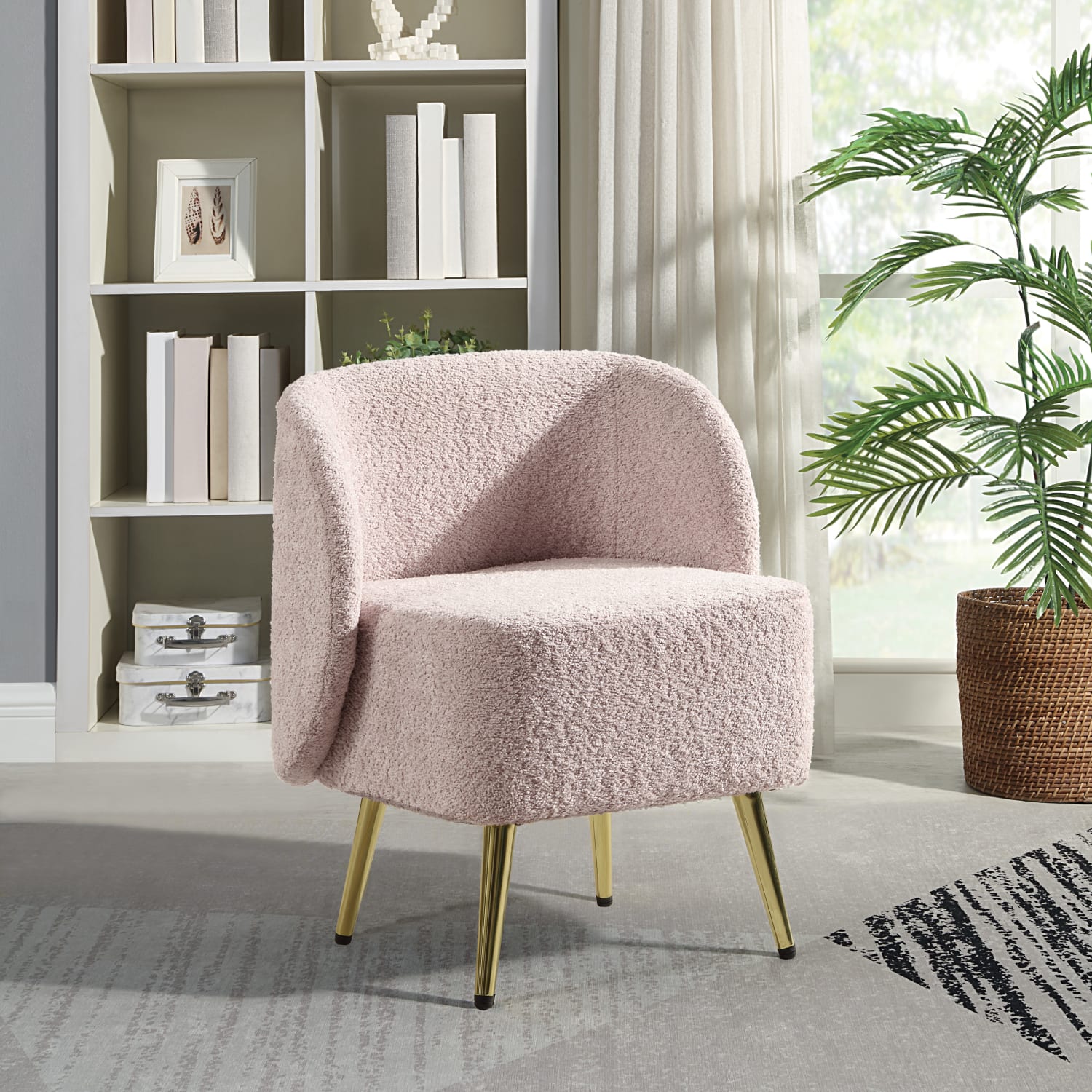 Office Star Abrina Fabric Vanity Accent Chair Dusty Rose PopularChairscom Office Star Abrina Fabric Vanity Accent Chair Dusty Rose PopularChairscom