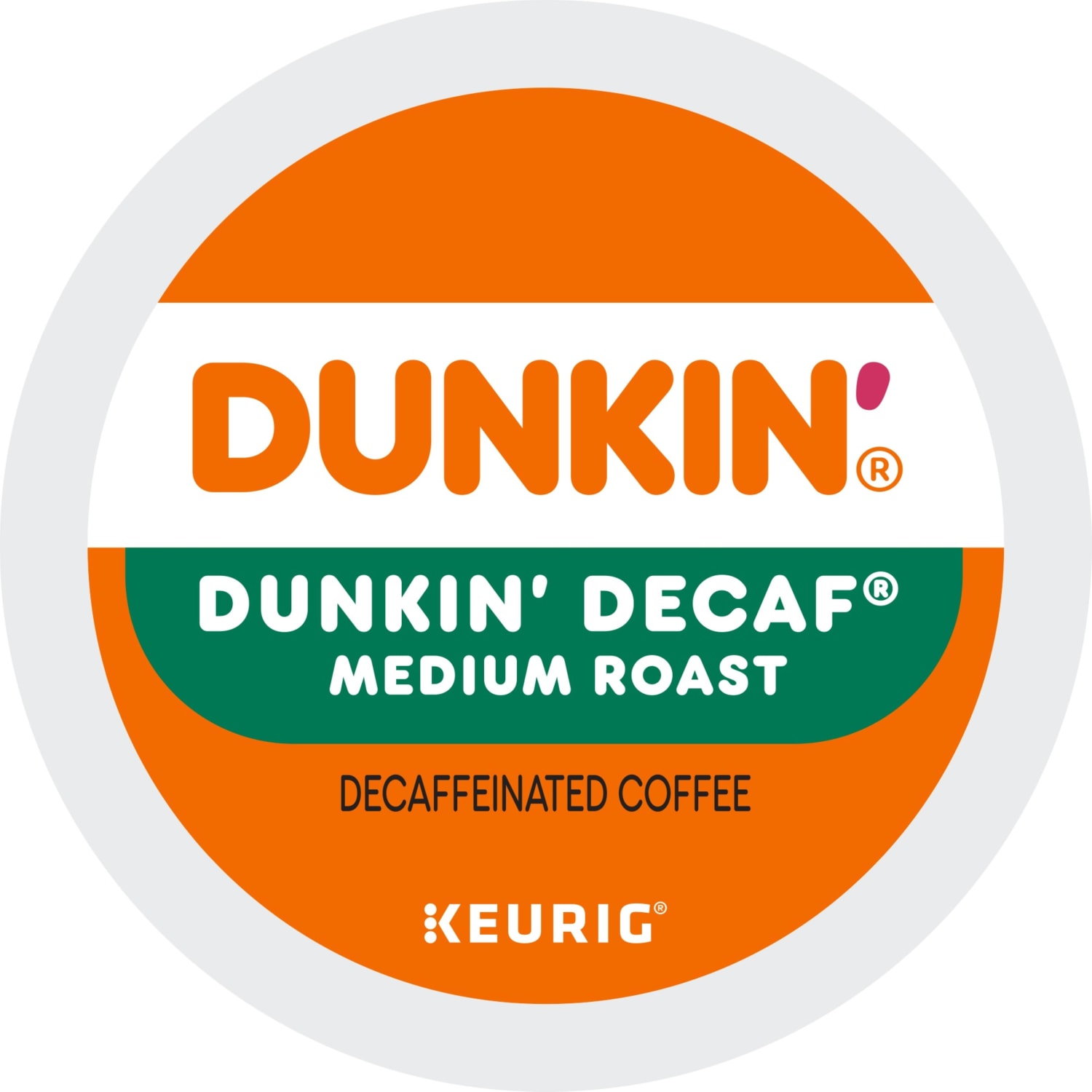 Dunkin Donuts Decaf Keurig Single-Serve K-Cup Pods, Medium Roast, 22 Pods Per Pack, Case Of 4 Packs - Image 6